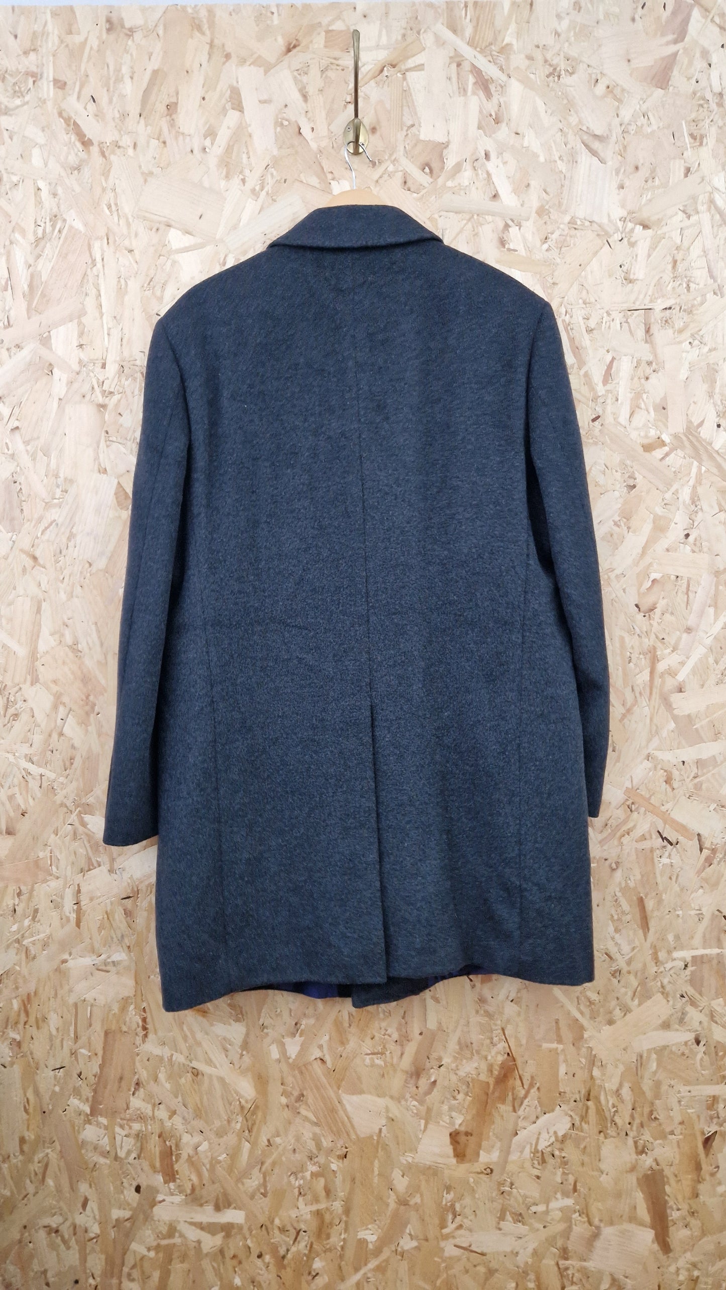 Preloved Greenwood Cashmere Mix Crombie Coat Size 44R