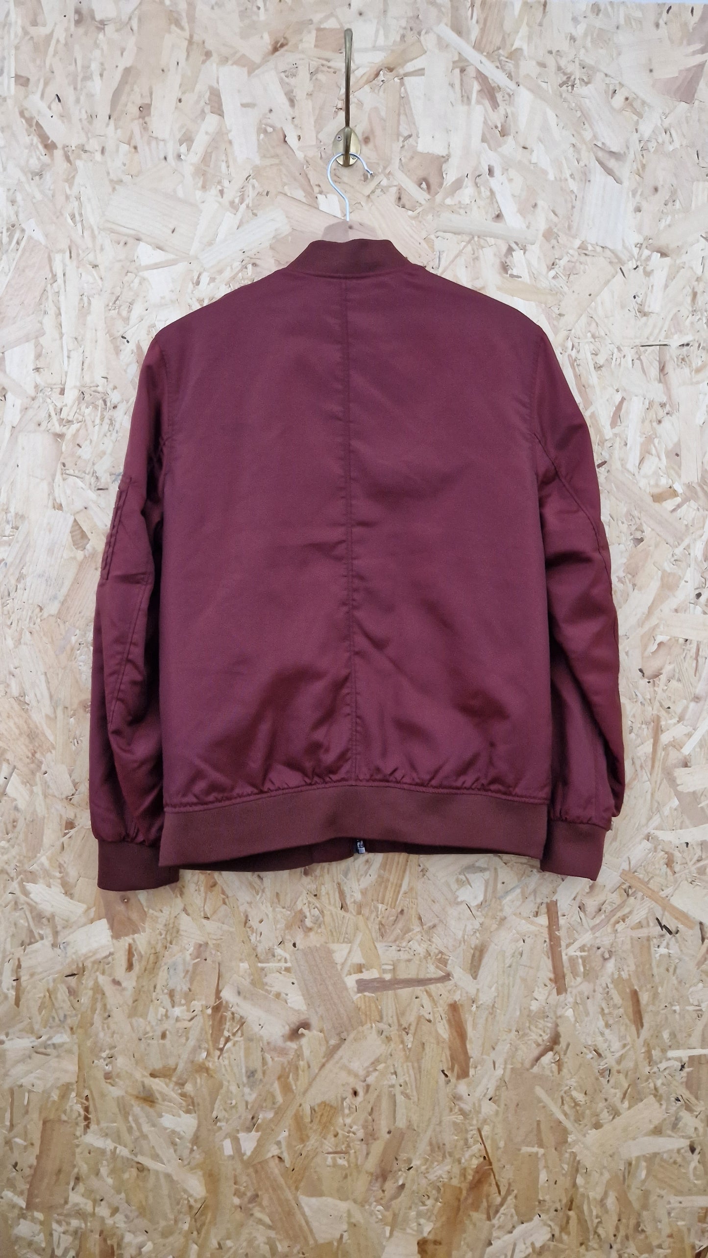 Preloved H&M Burgundy Bomber Jacket Size Small