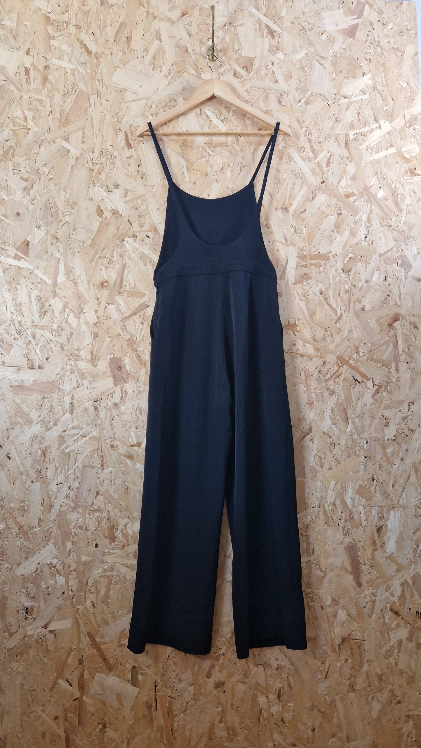 Preloved Gestuz Black Lined Sleeveless Jumpsuit Size 10