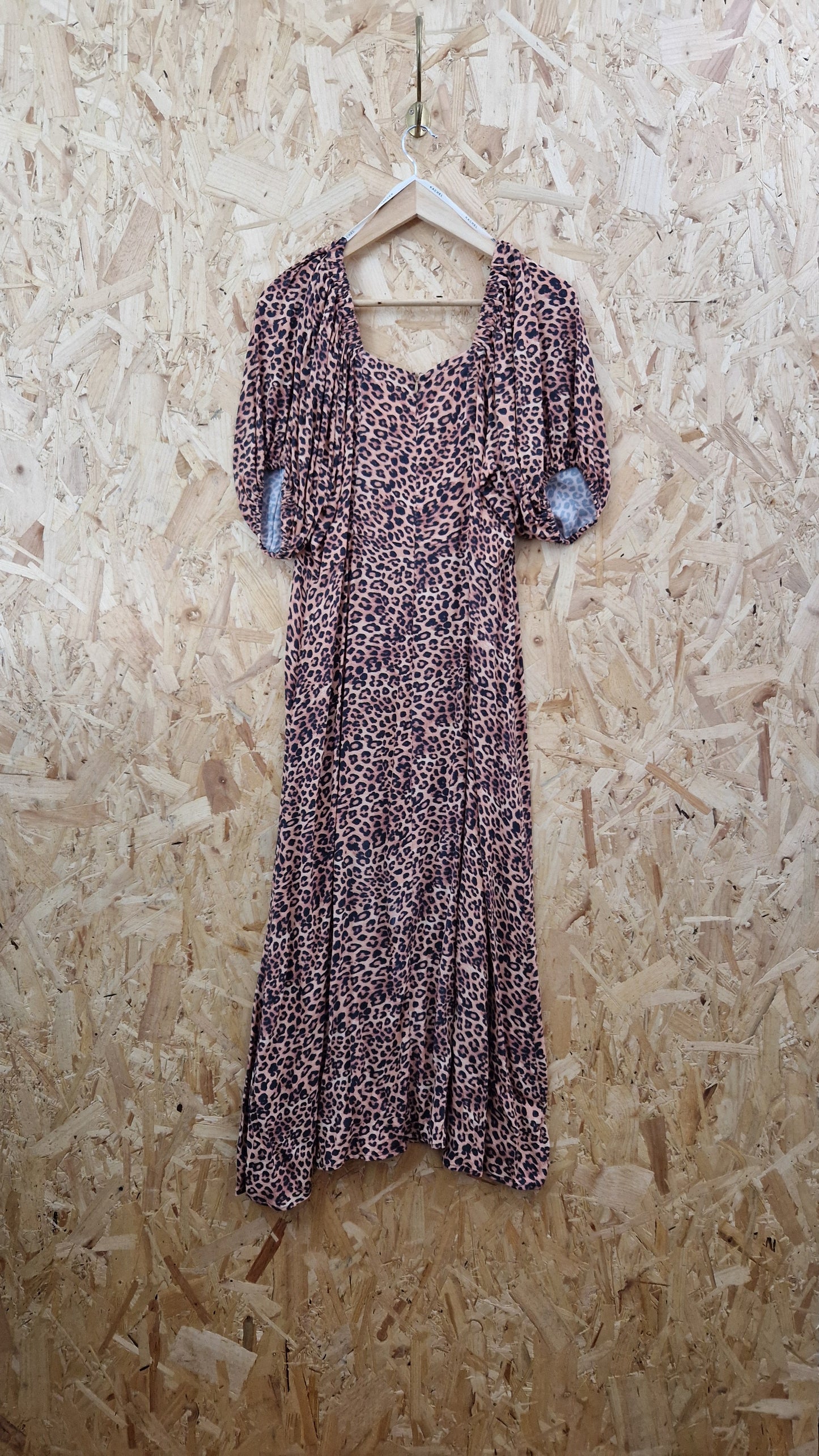 Brand New Kachel x Anthroplogie Leopard Print Short Sleeve Dress Size 18
