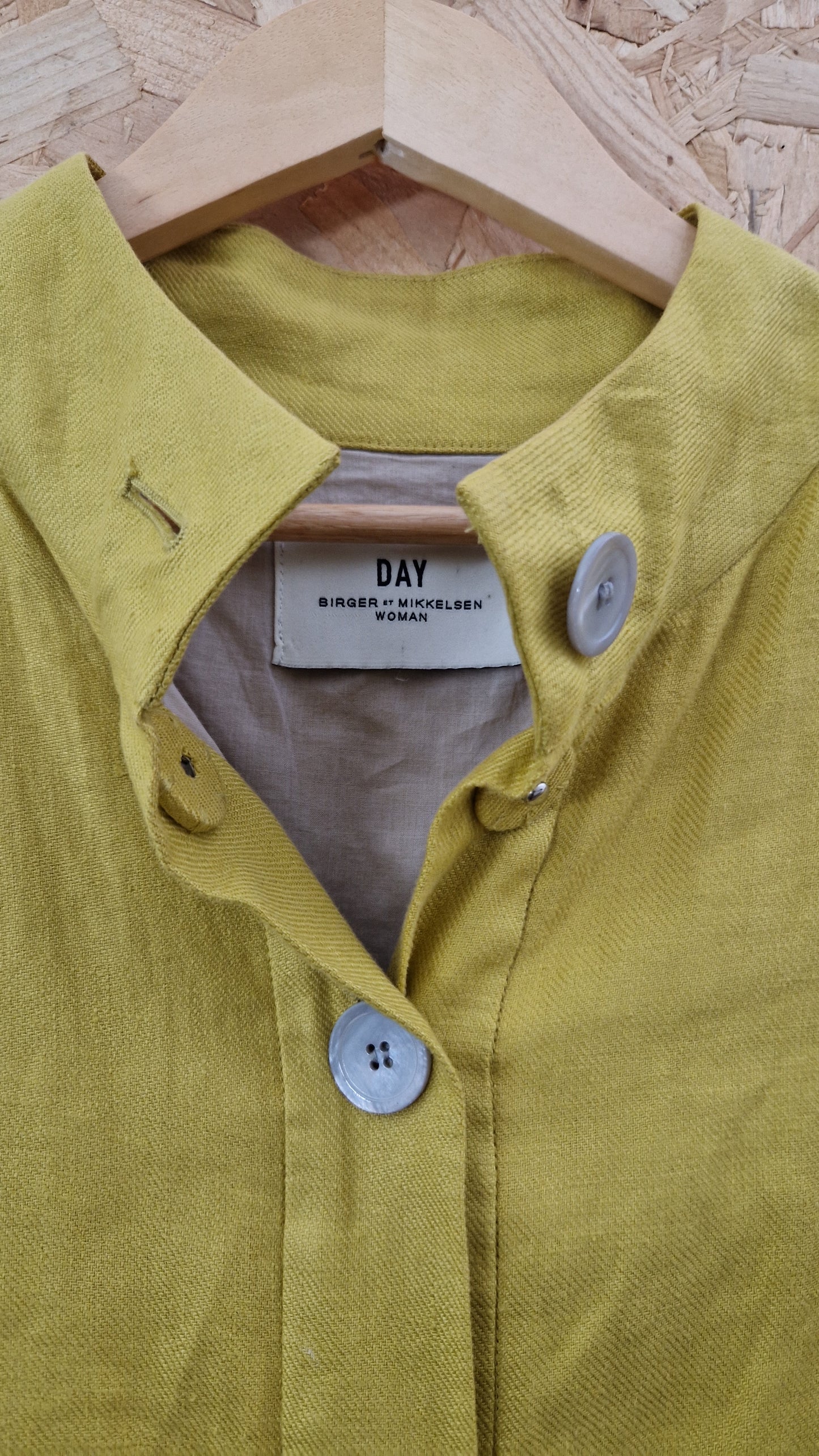 Preloved Day Birger Et Mikkelsen Linen Coat Size 14