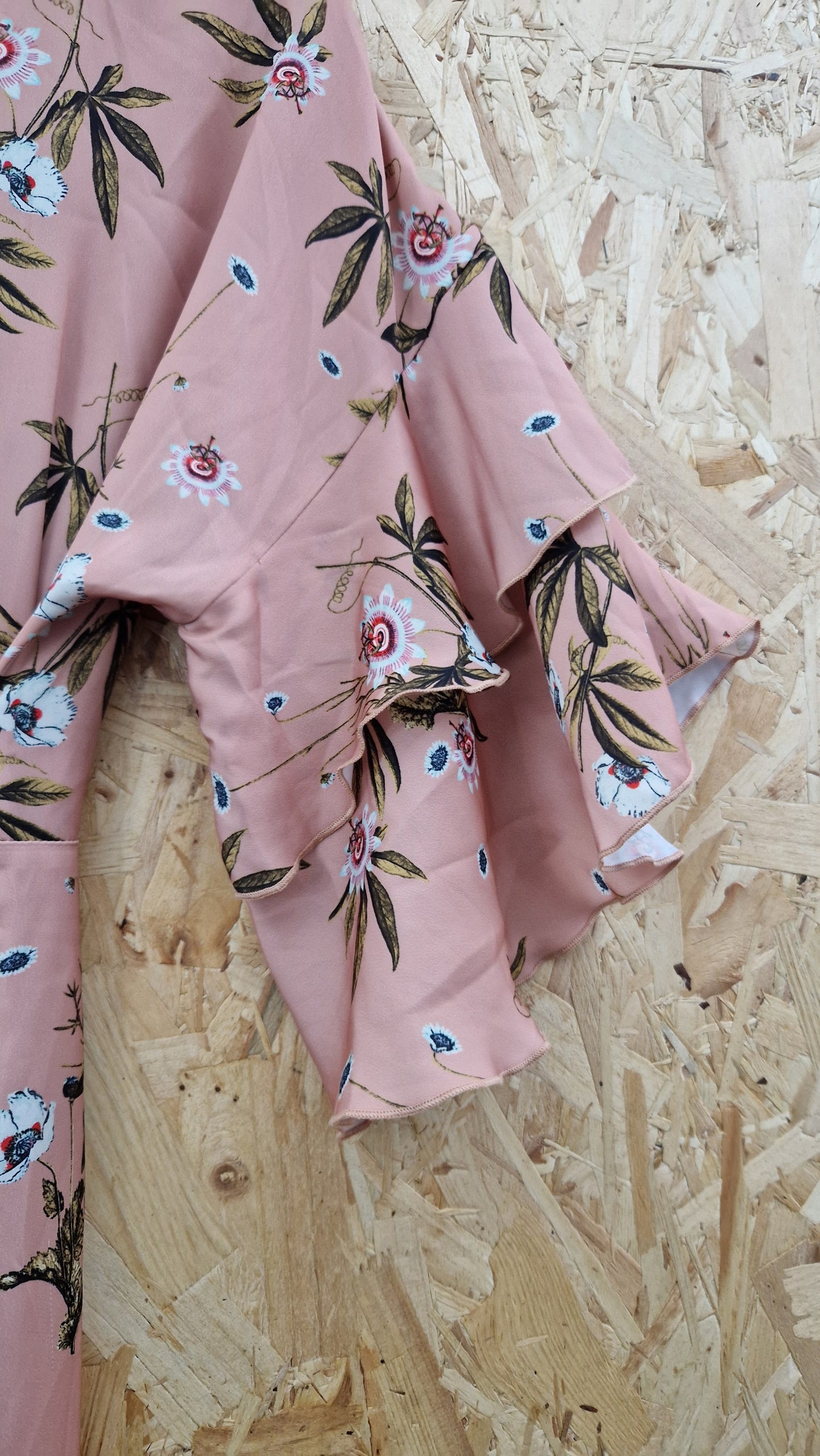 Preloved Topshop Floral Printed Jumpsuit Size 10