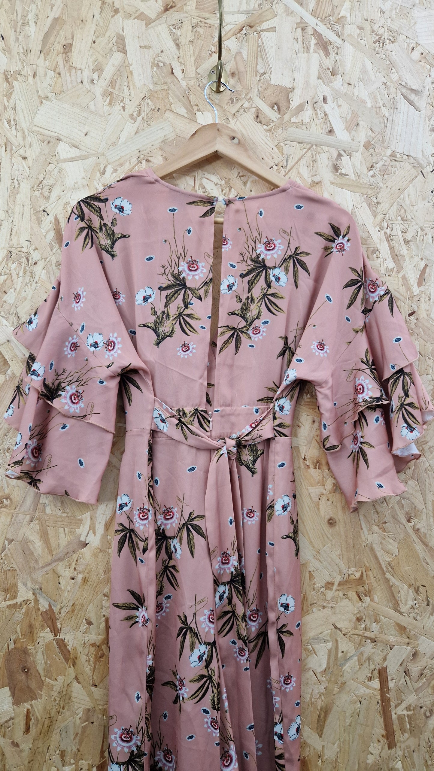 Preloved Topshop Floral Printed Jumpsuit Size 10
