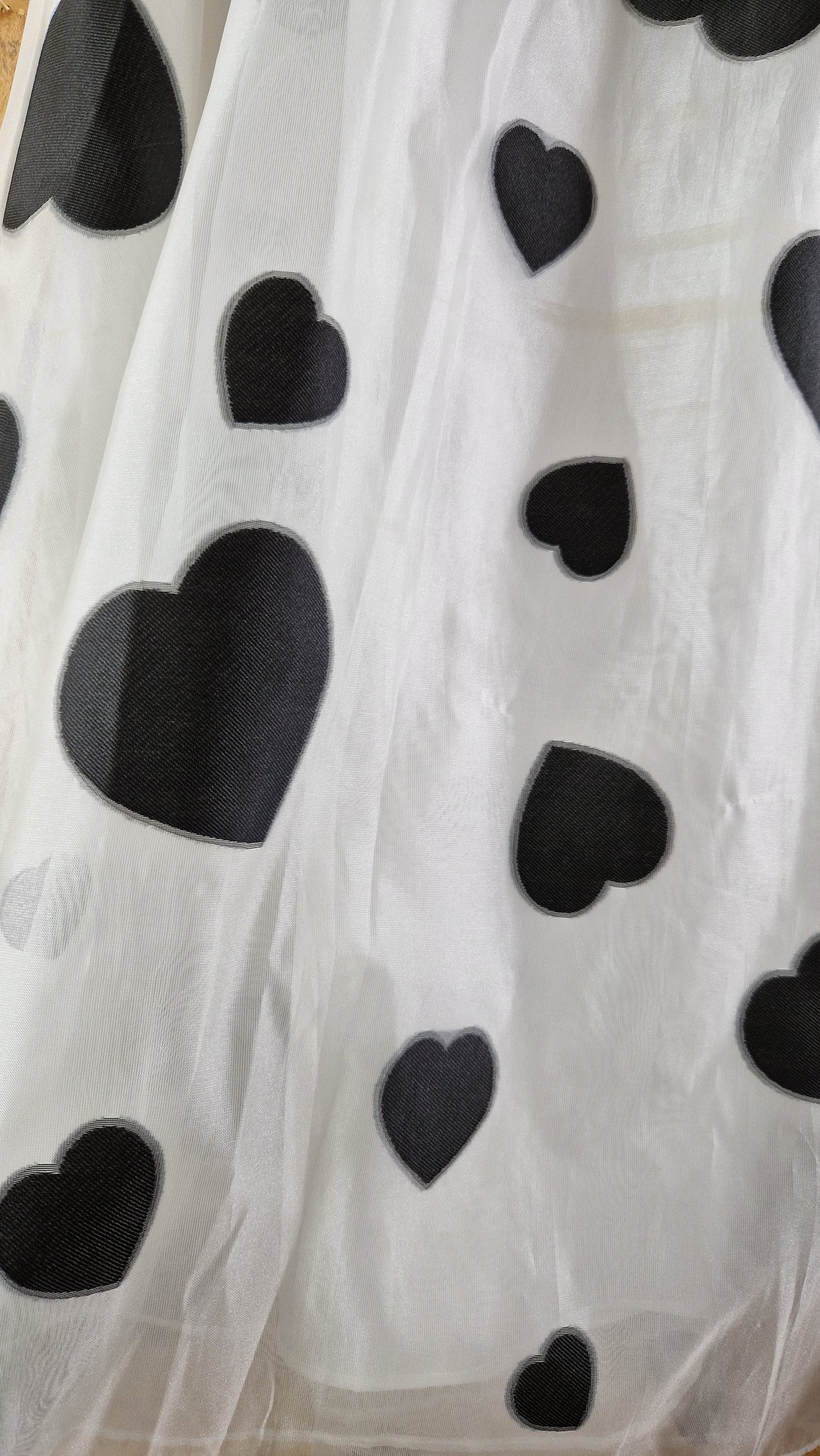 Preloved J Brand Organza Layered 'Heart' Pattern Circle Skirt Size 12
