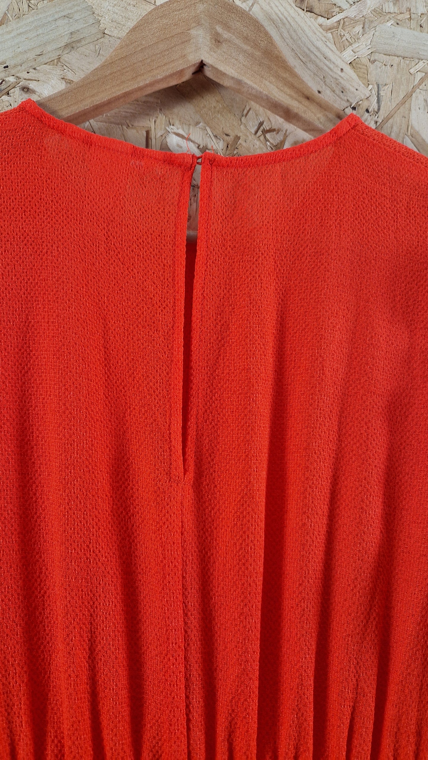 Preloved H&M Ruched Sleeve Dress with Shirring Panel Size 10