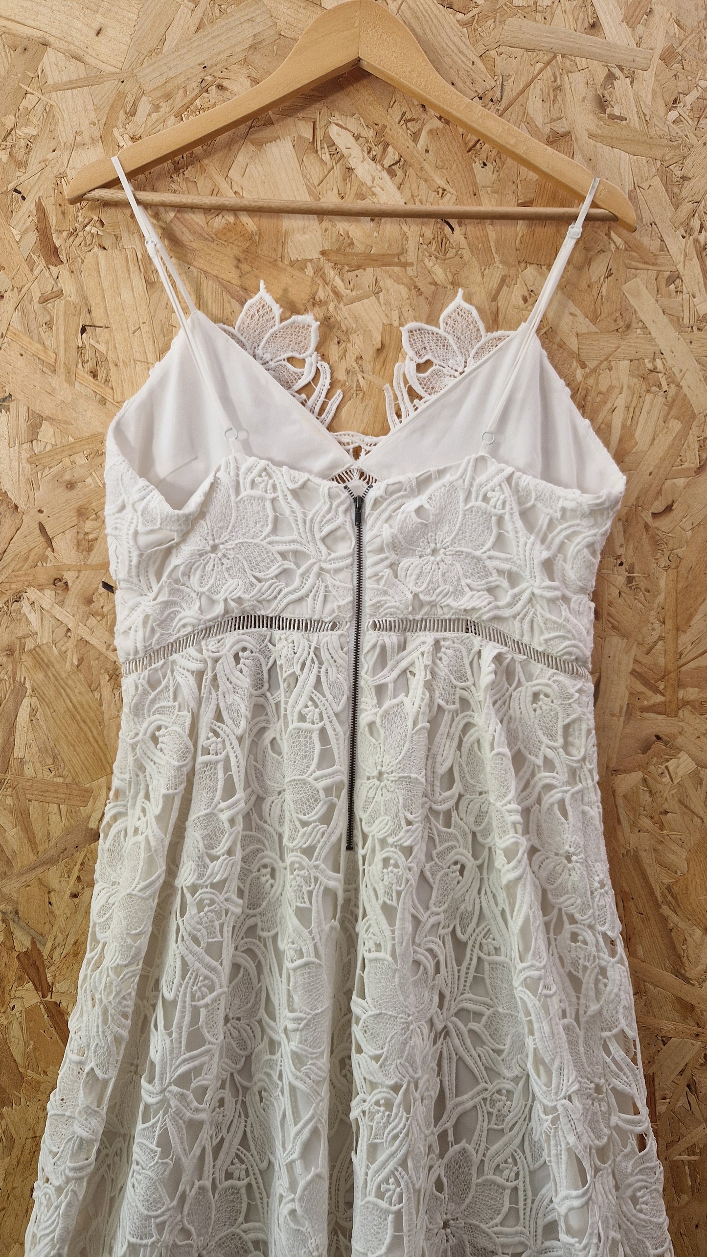 Preloved Free People Strappy Crochet Lace Dress Size 12