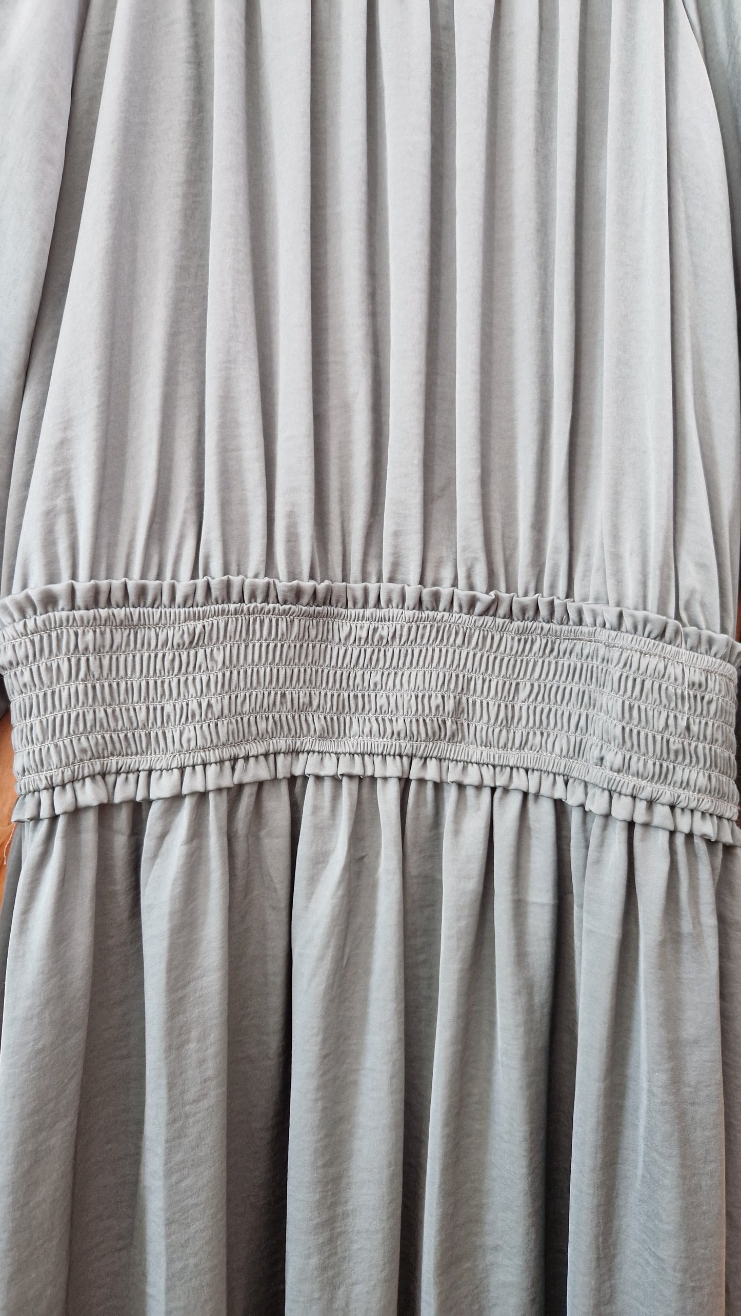 Preloved Vila Dress with Deep V-Back & Lace Trim Size Medium