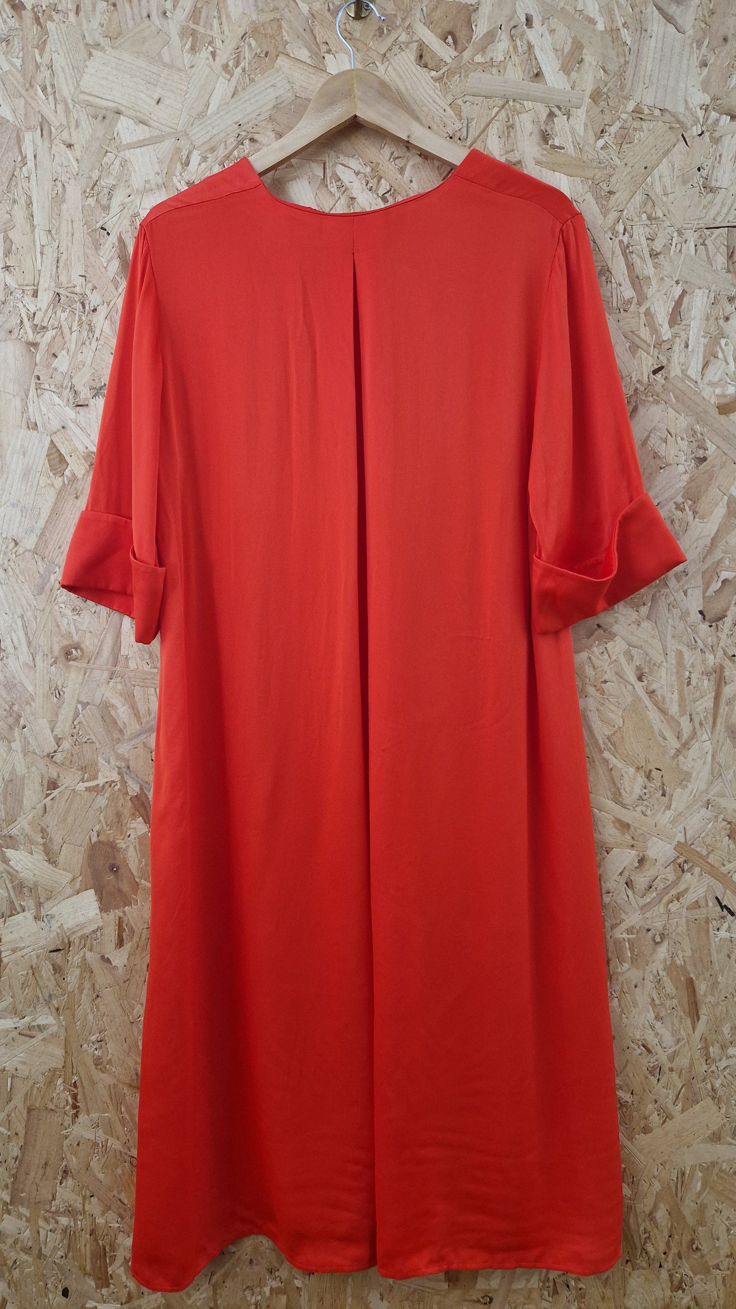 Preloved Arket Short Sleeve Zip Front Dress Size 14