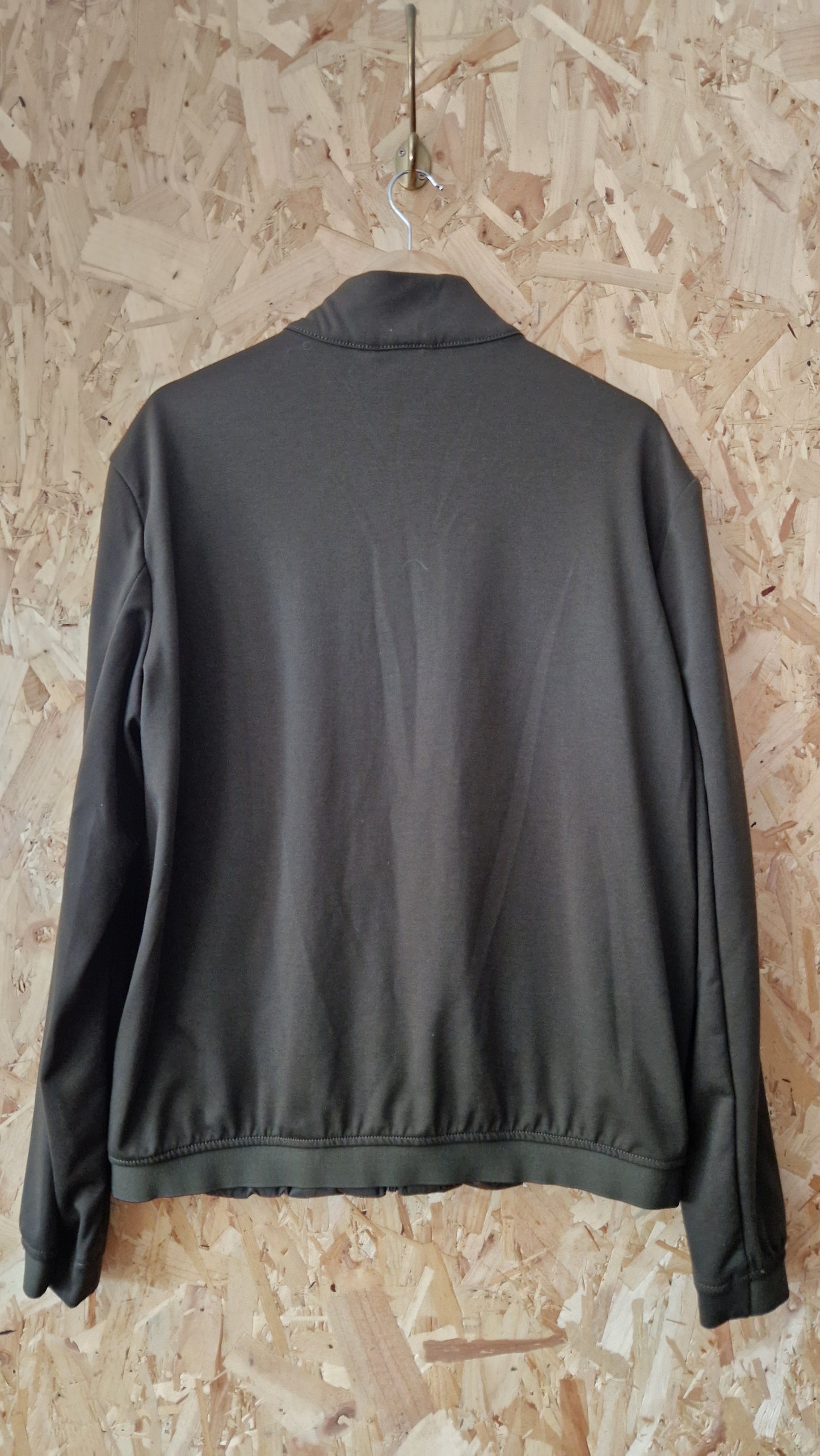 Preloved Zara Zip Thru Quilted Effect Track Top Size Medium