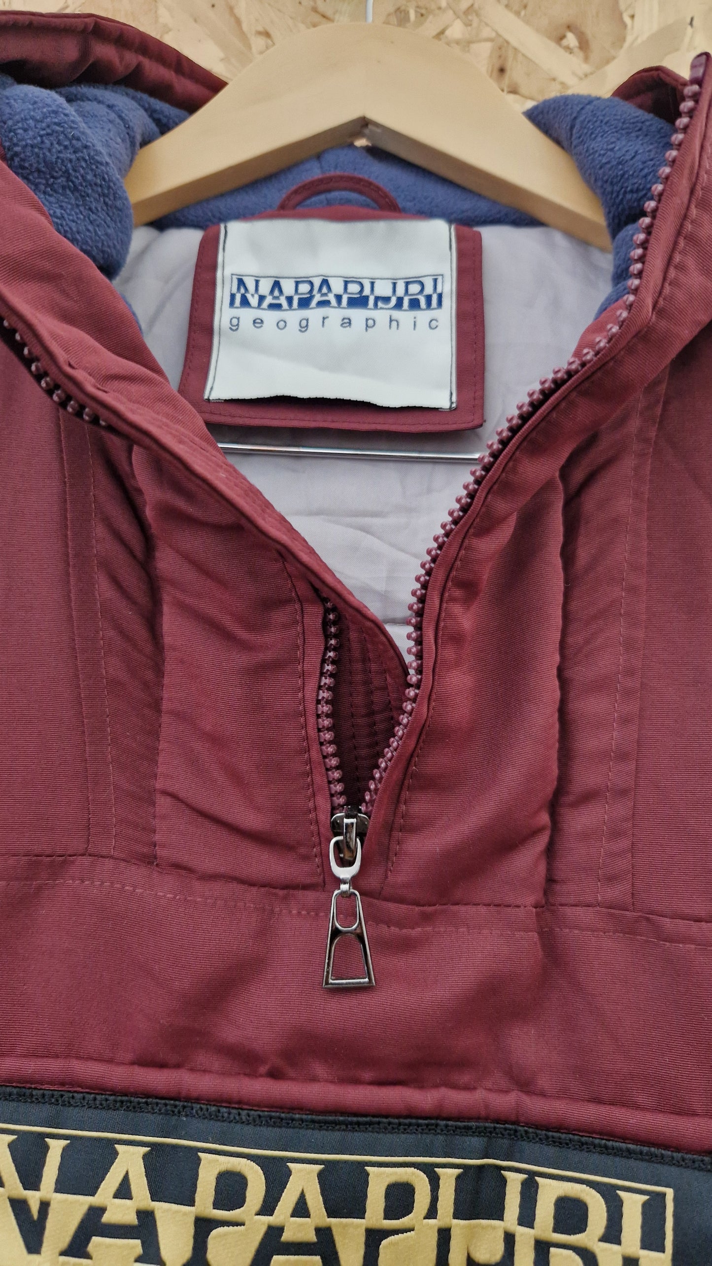 Preloved Napapijri Zip Detail Caguole Style Jacket Size Small