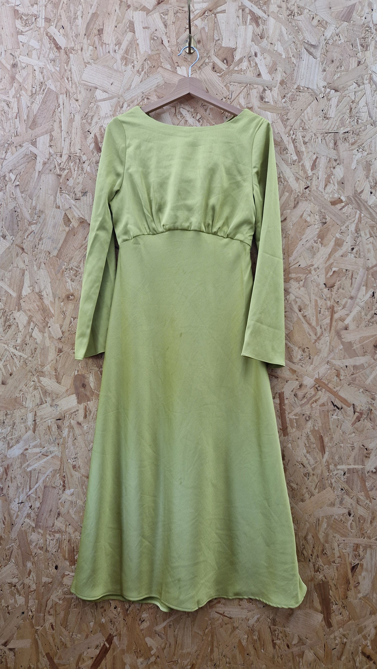 Preloved Oasis Empire-line Satin Dress Size 10