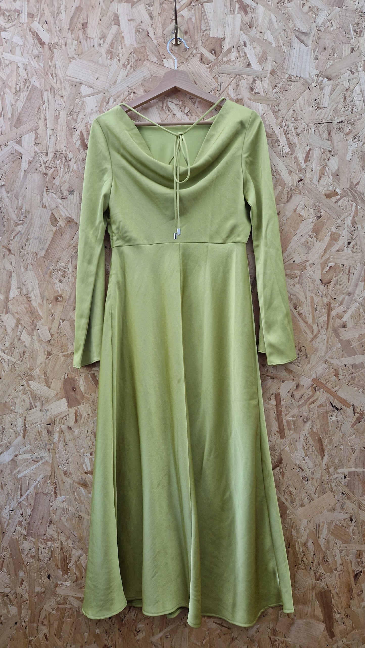 Preloved Oasis Empire-line Satin Dress Size 10