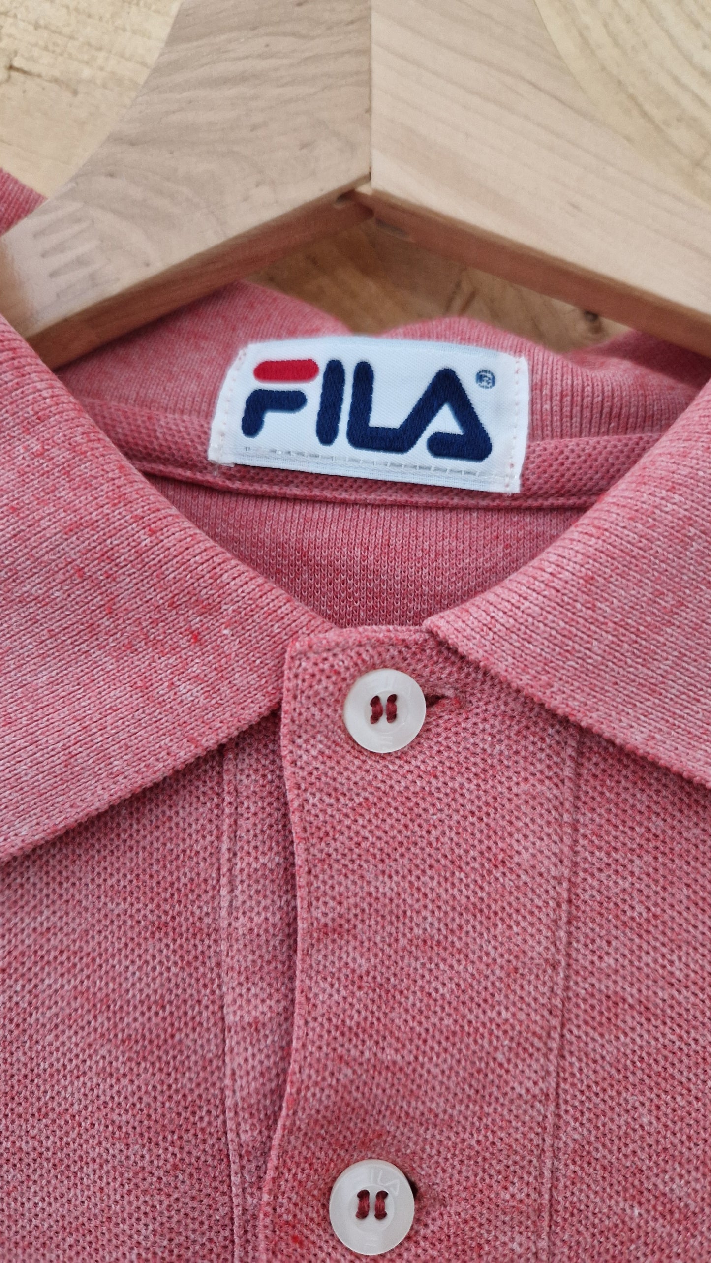 Preloved Fila Short Sleeve Polo Shirt Size Large