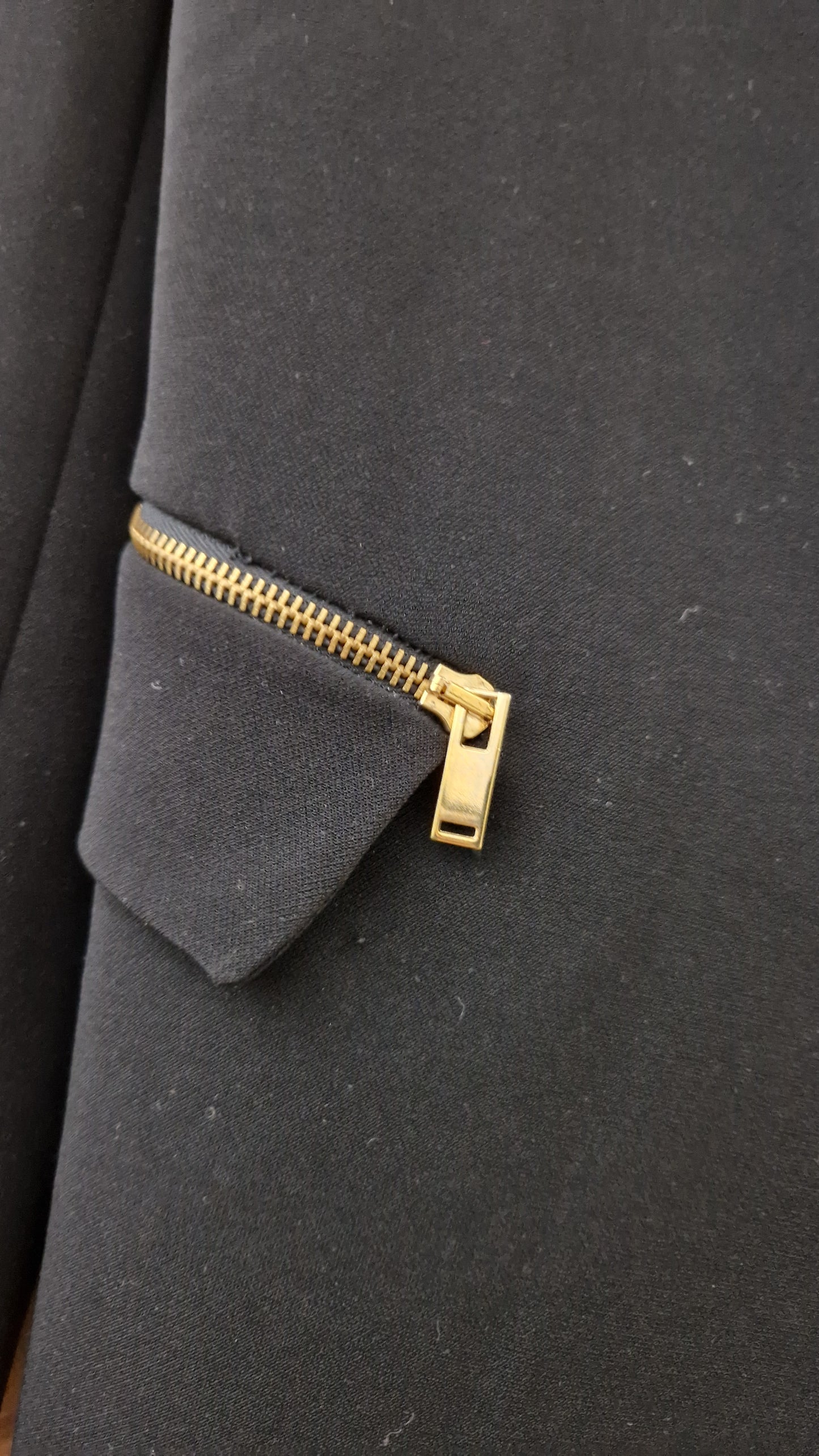 Preloved Zara Zip Detail Blazer Size Medium