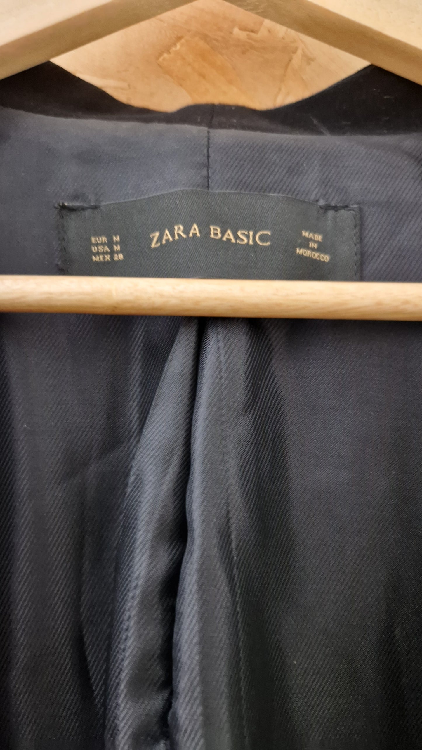 Preloved Zara Zip Detail Blazer Size Medium