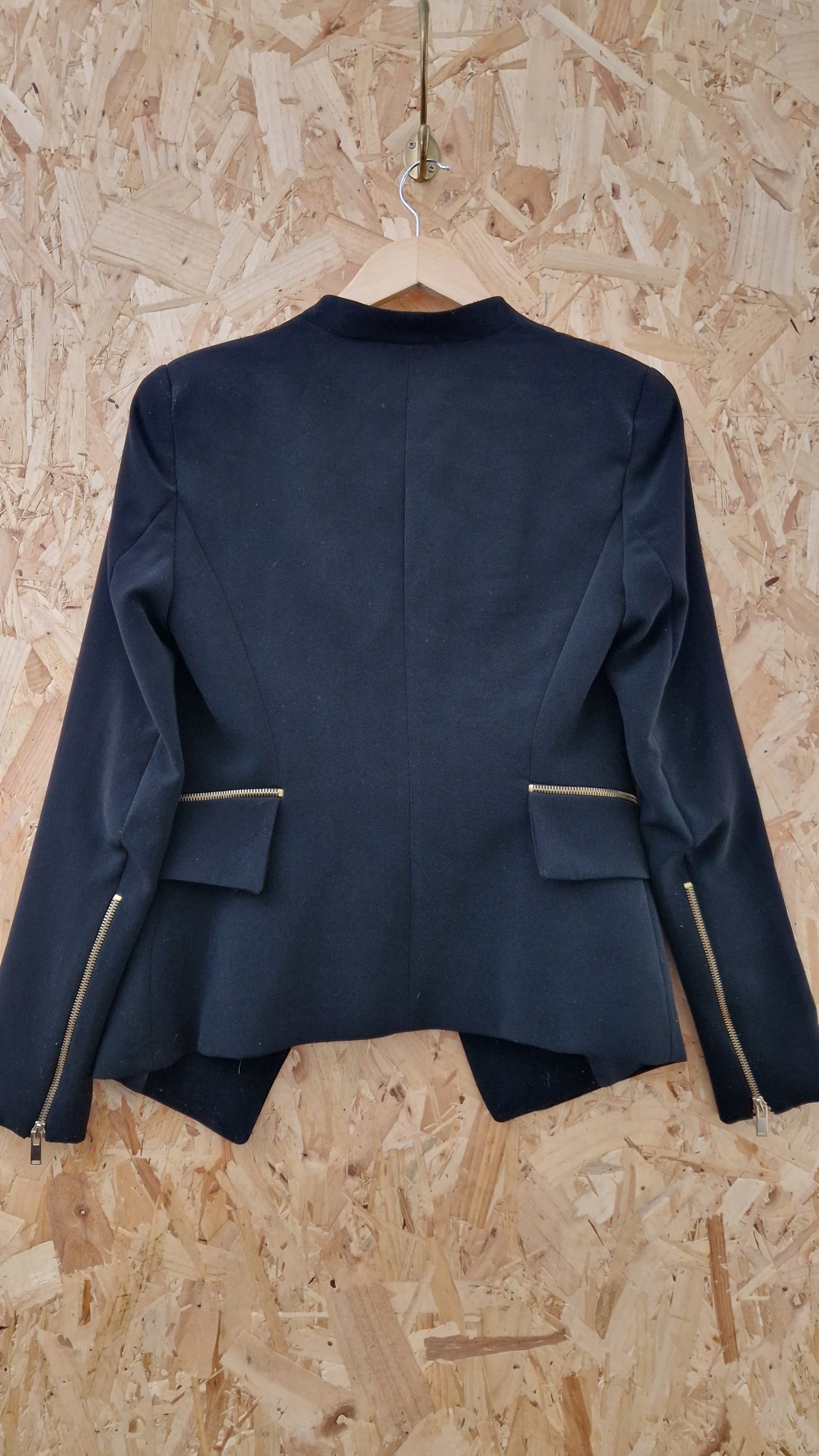 Preloved Zara Zip Detail Blazer Size Medium
