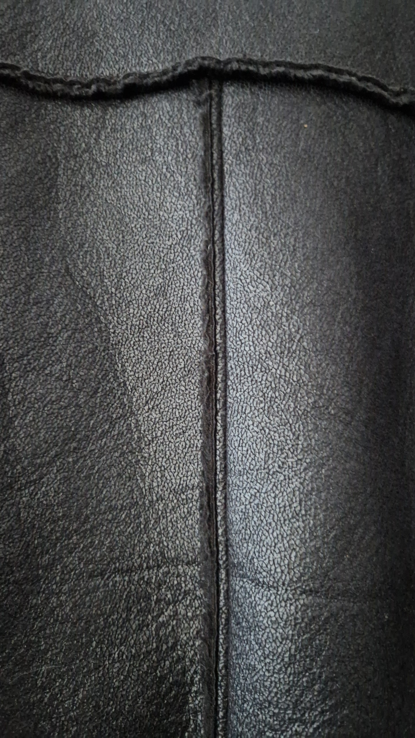 Preloved Voyelles Fake Fur Biker Jacket Size 12