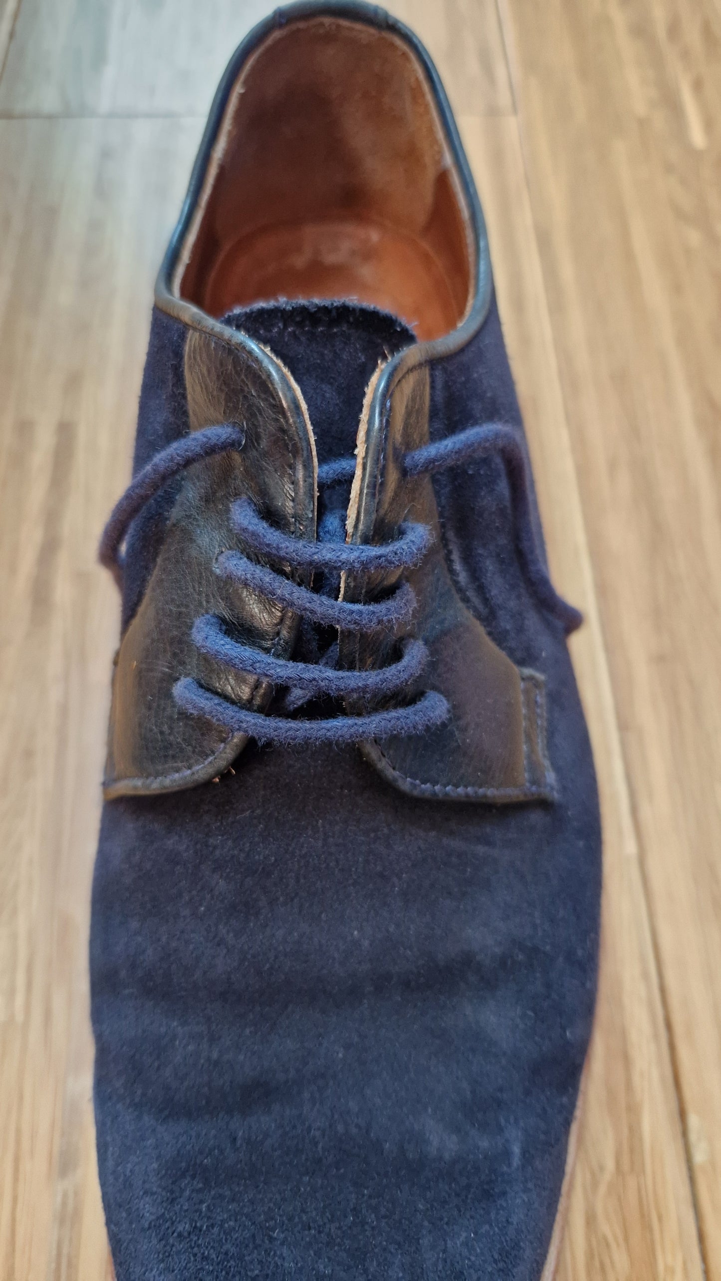 Preloved Russell & Bromley Suede with Leather Trim Lace Ups Size 7