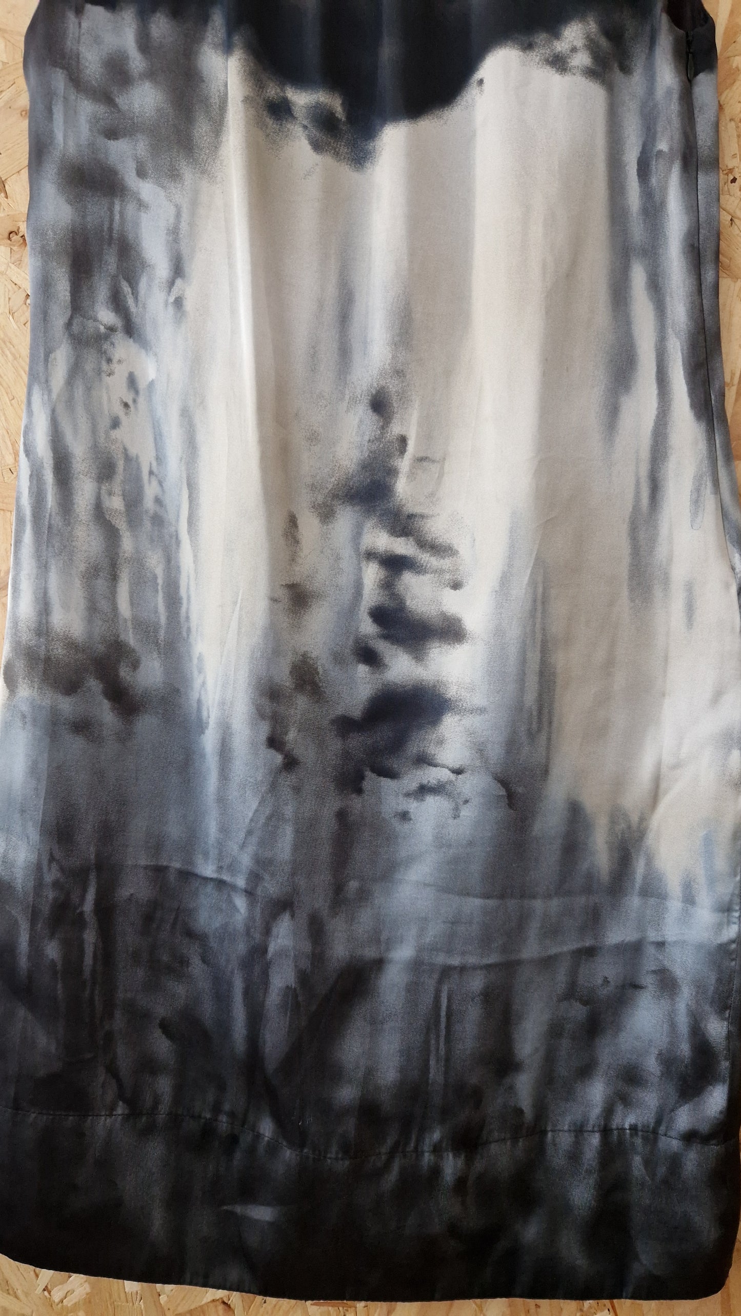 Preloved Zara Gorgeous Placement Print Sleeveless Shift Dress Size Large