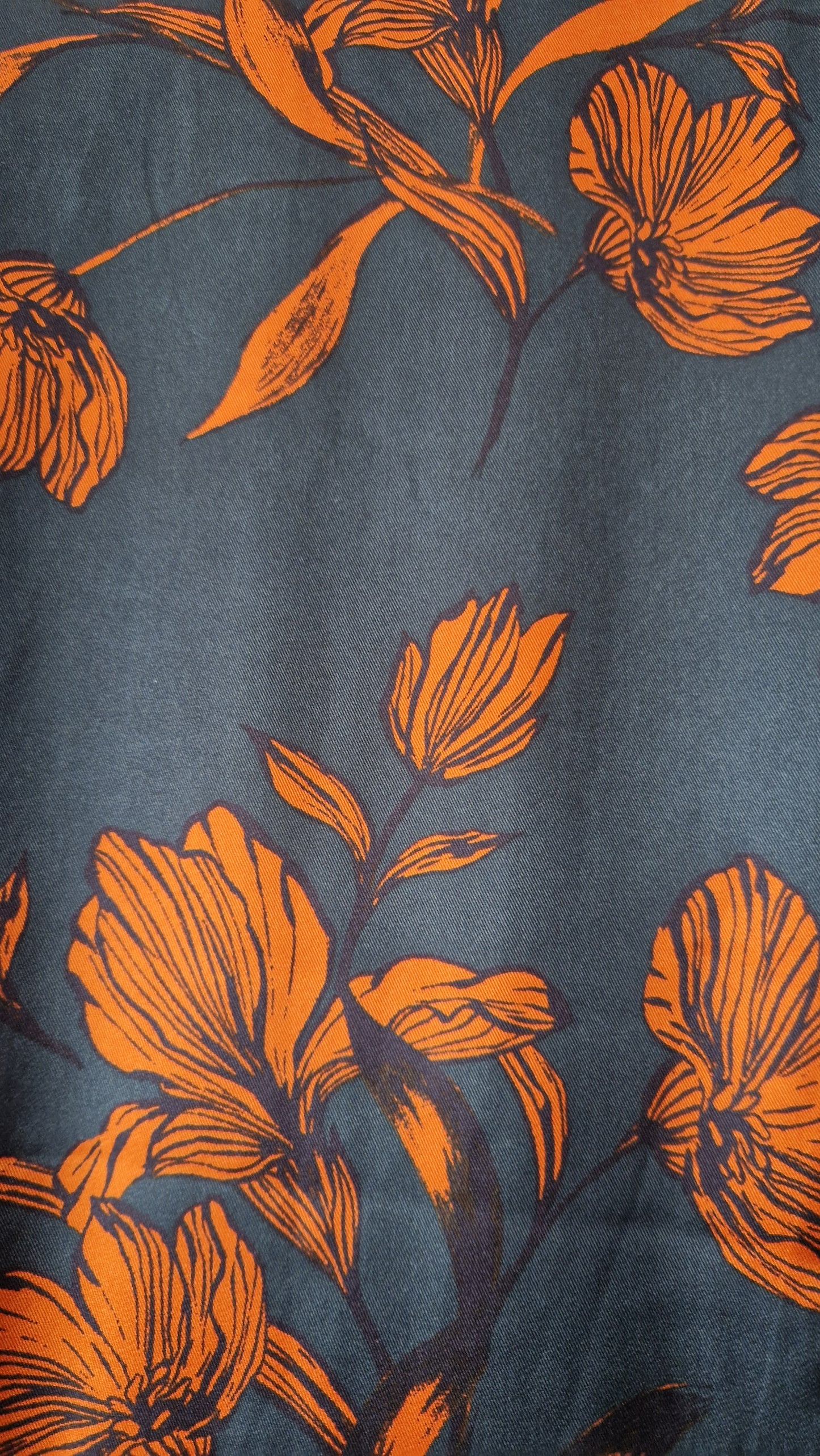 Preloved Monsoon Floral Satin Wrap Dress Size 16