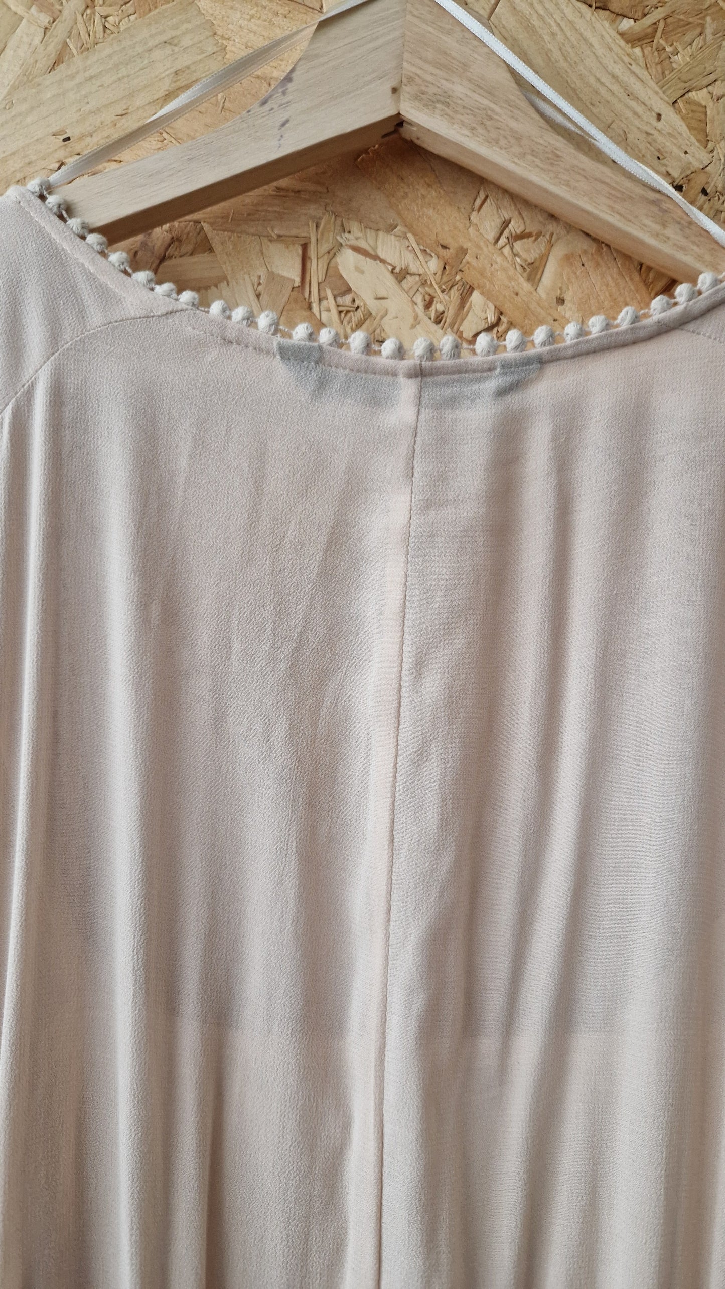 Preloved Zara Cap Sleeve Lined Dress with Crochet Lace Detail Size Medium