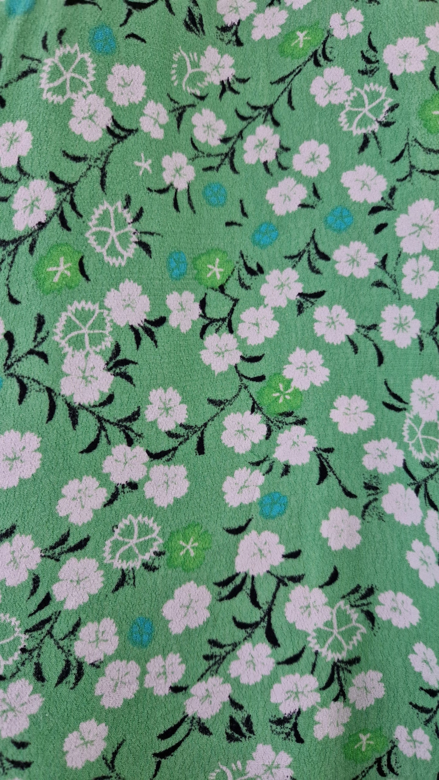 Preloved Whistles Printed Dropped Waist Floral Dress Size 10