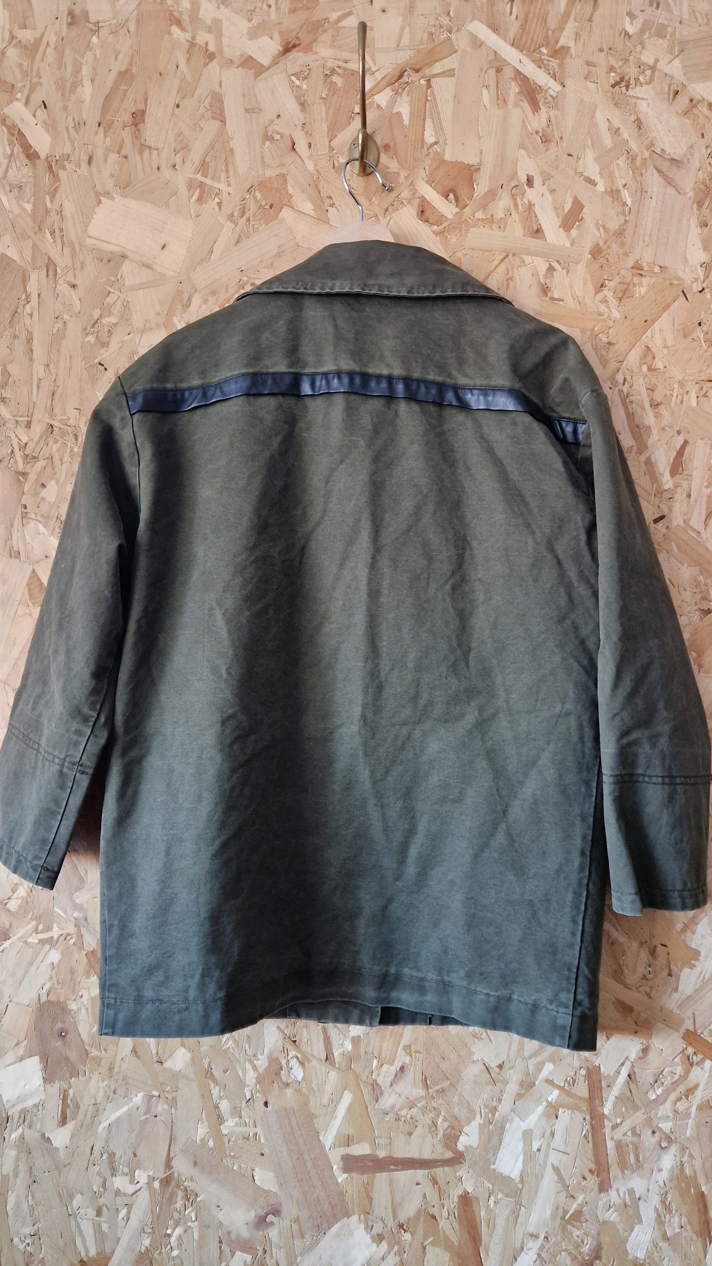 Preloved Goldie Casual Jacket with PU Trim Size SM
