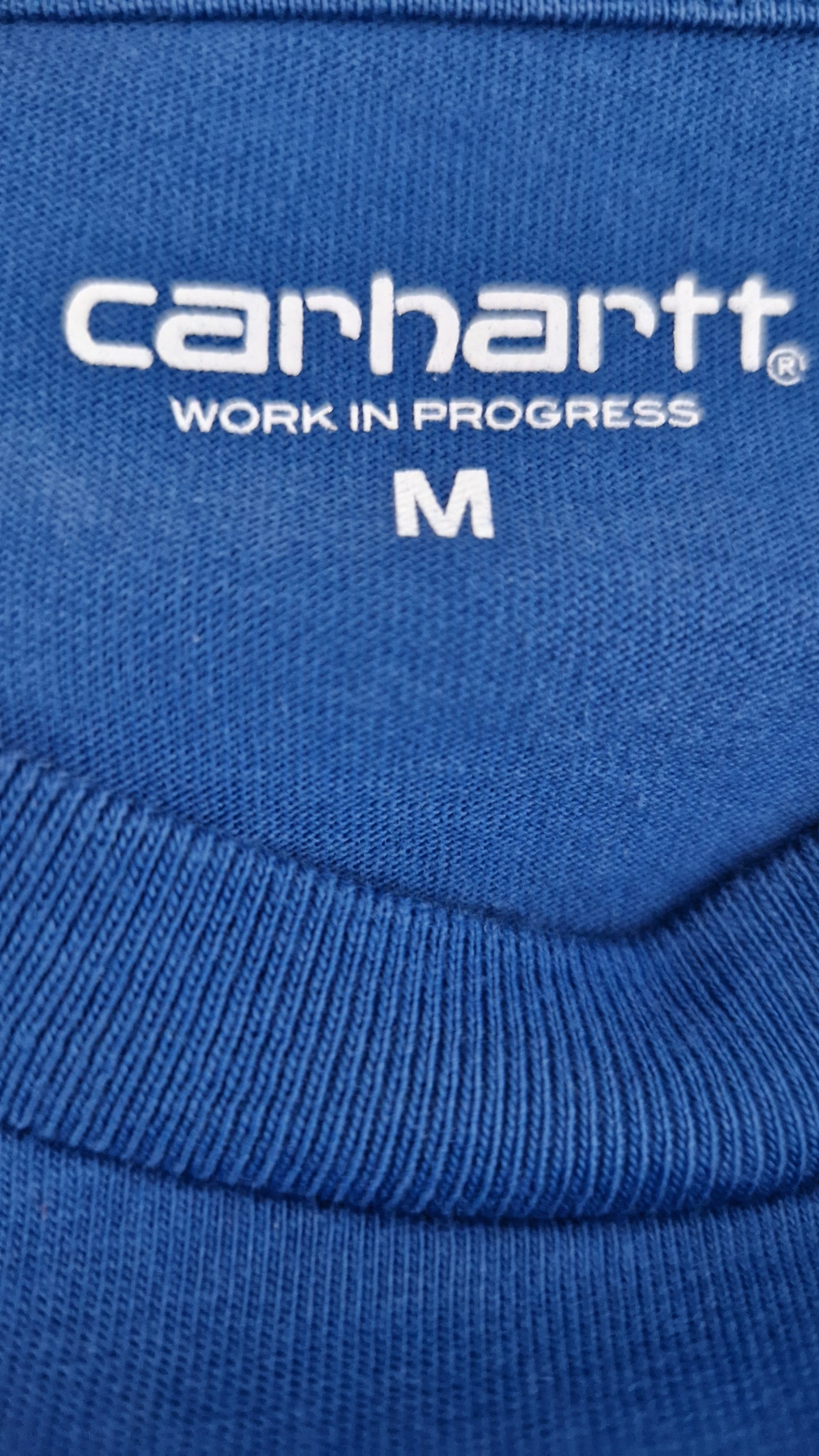Preloved Carhartt Short Sleeve Tee with Embroidered Chest Logo Size Medium