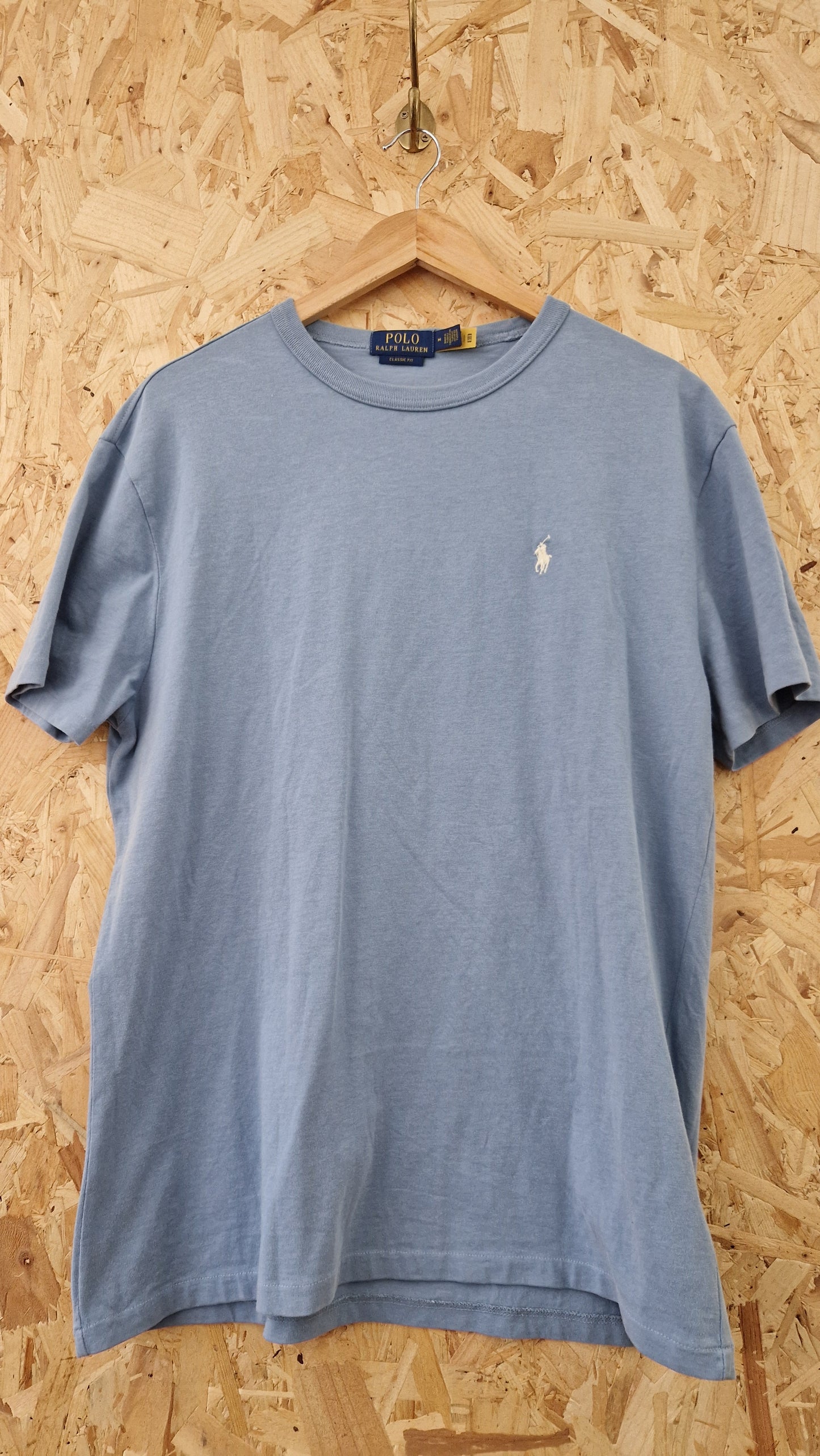 Preloved Polo Ralph Lauren T-Shirt with Chest Embroidered Logo Size Medium
