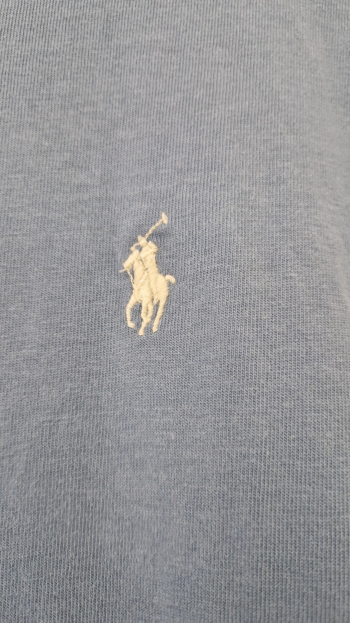 Preloved Polo Ralph Lauren T-Shirt with Chest Embroidered Logo Size Medium