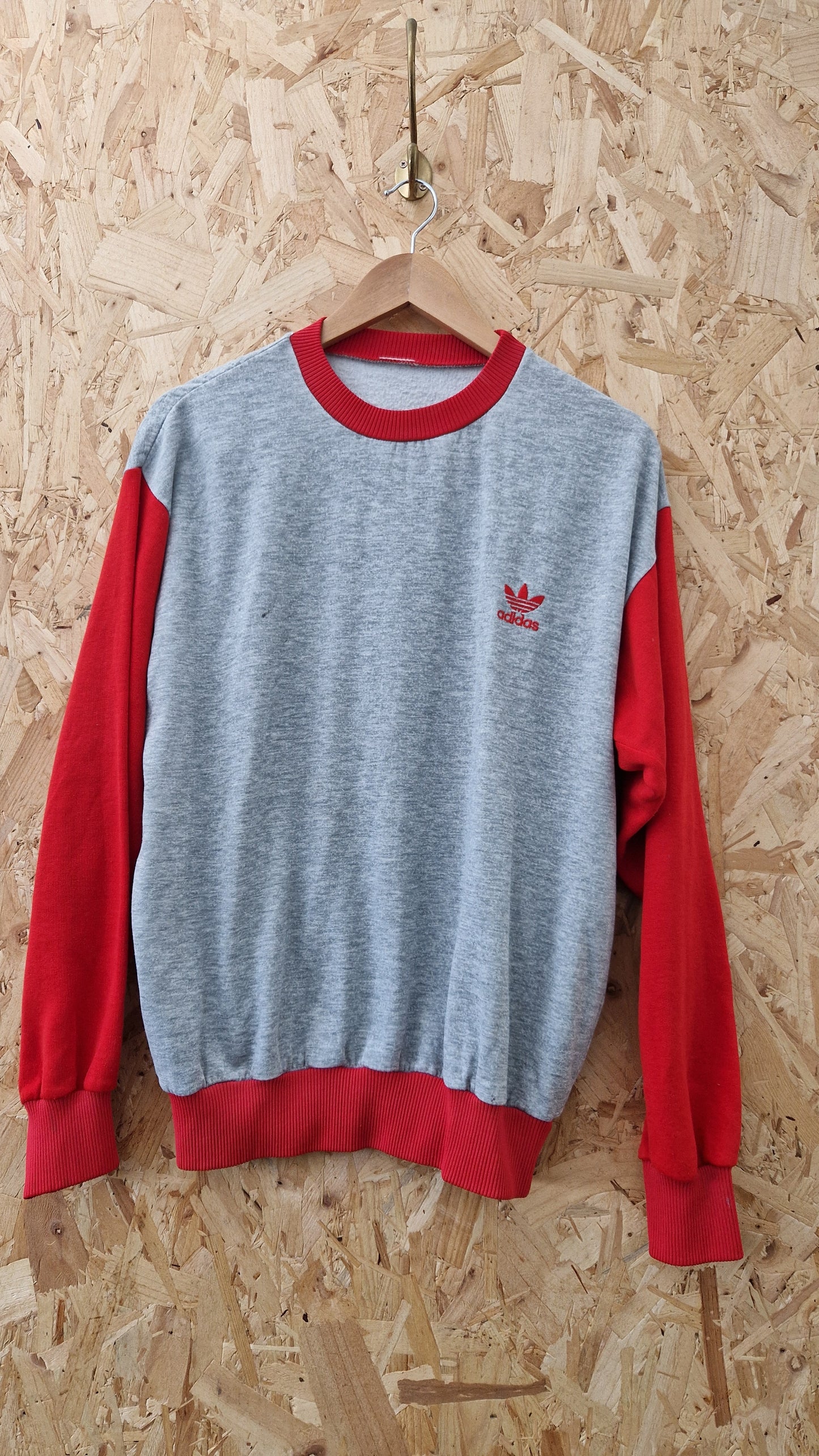 Preloved Adidas Contrast Long Sleeve Sweatshirt Size S/M