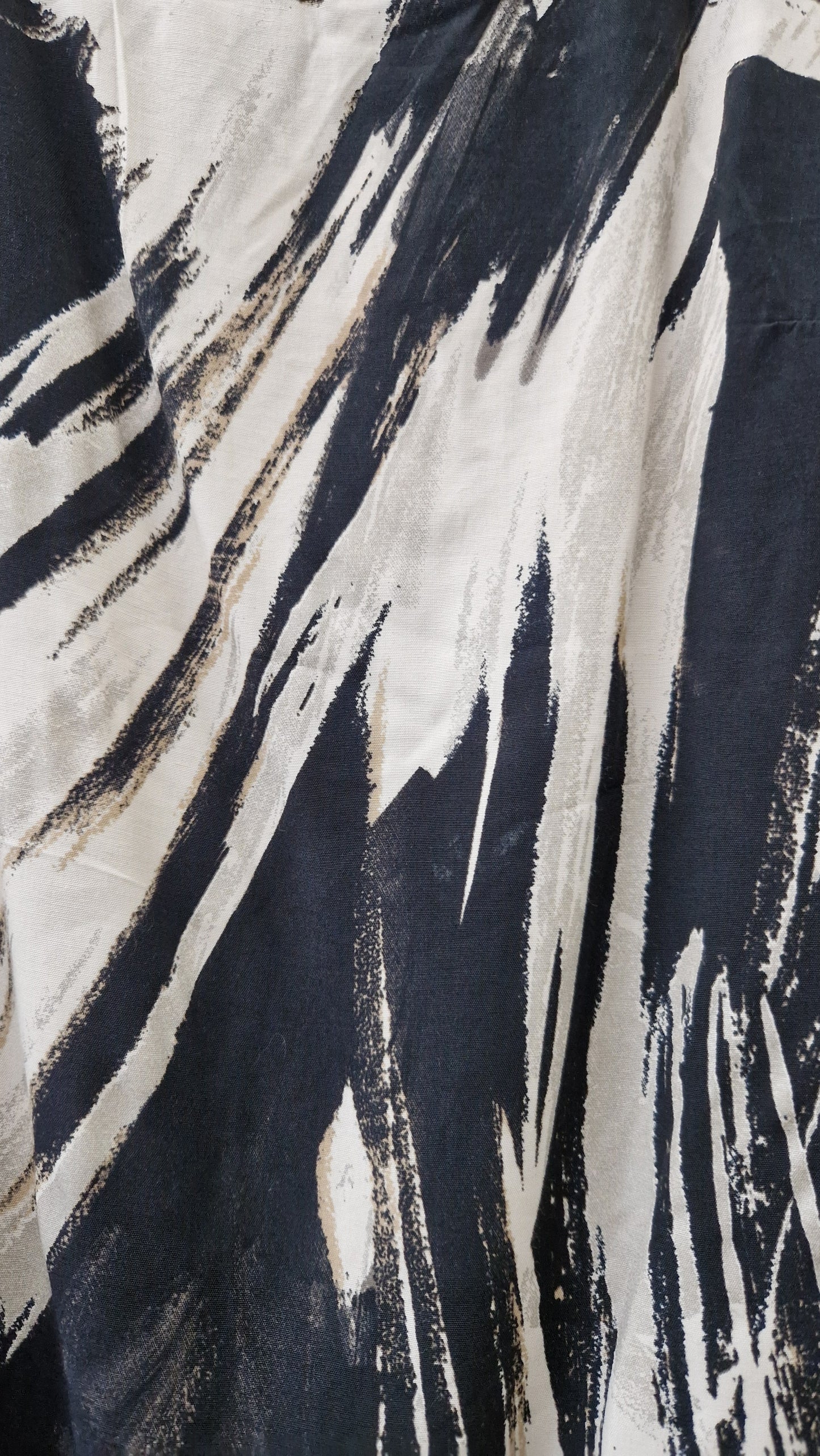 Preloved Topshop Sleeveless 'Brush Stroke' Design Top Size 8