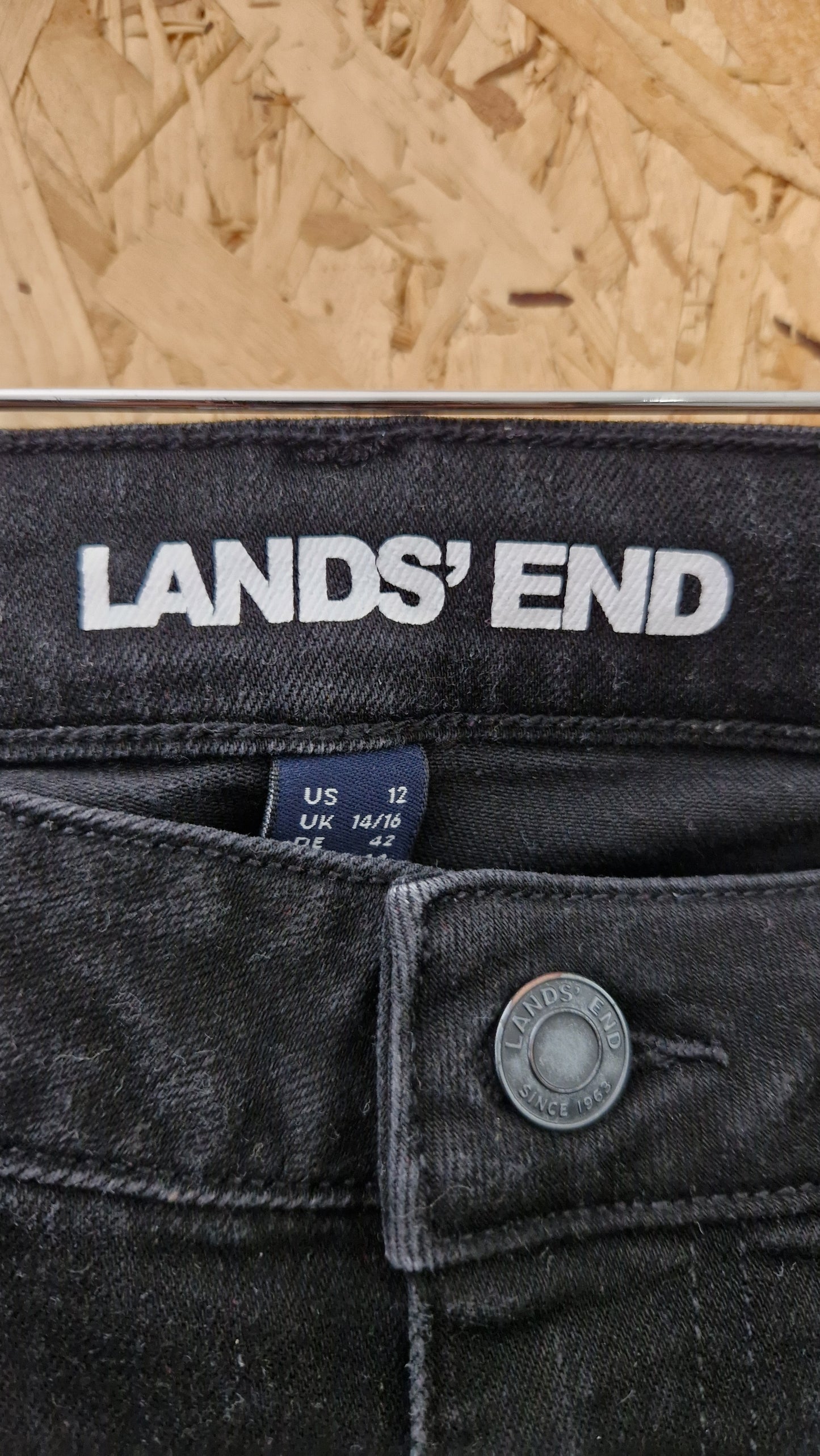 Preloved Land's End Straight Jeans Size 14/16
