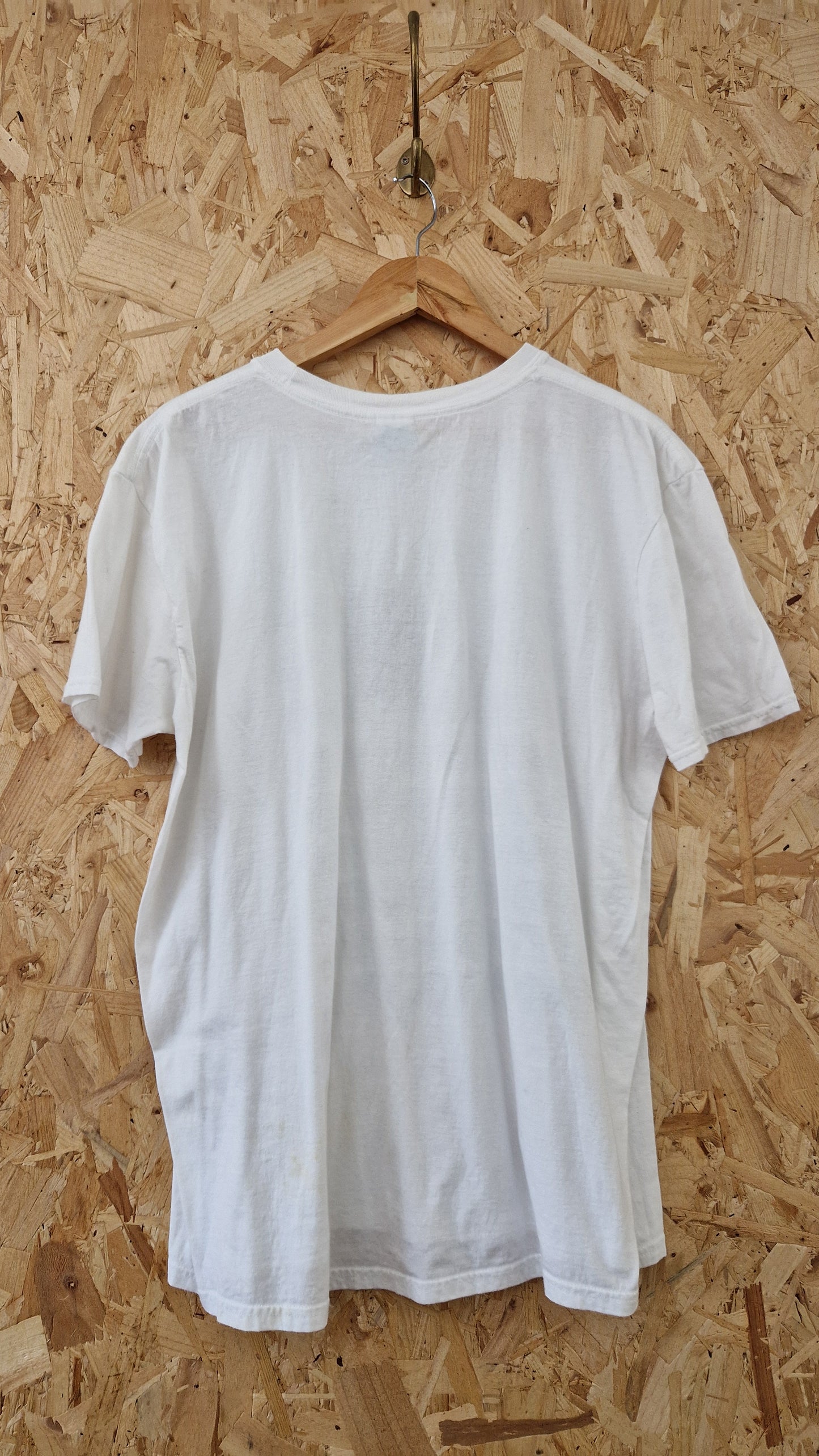 Preloved 'DJ Faces' Short Sleeve T-Shirt Size XLarge