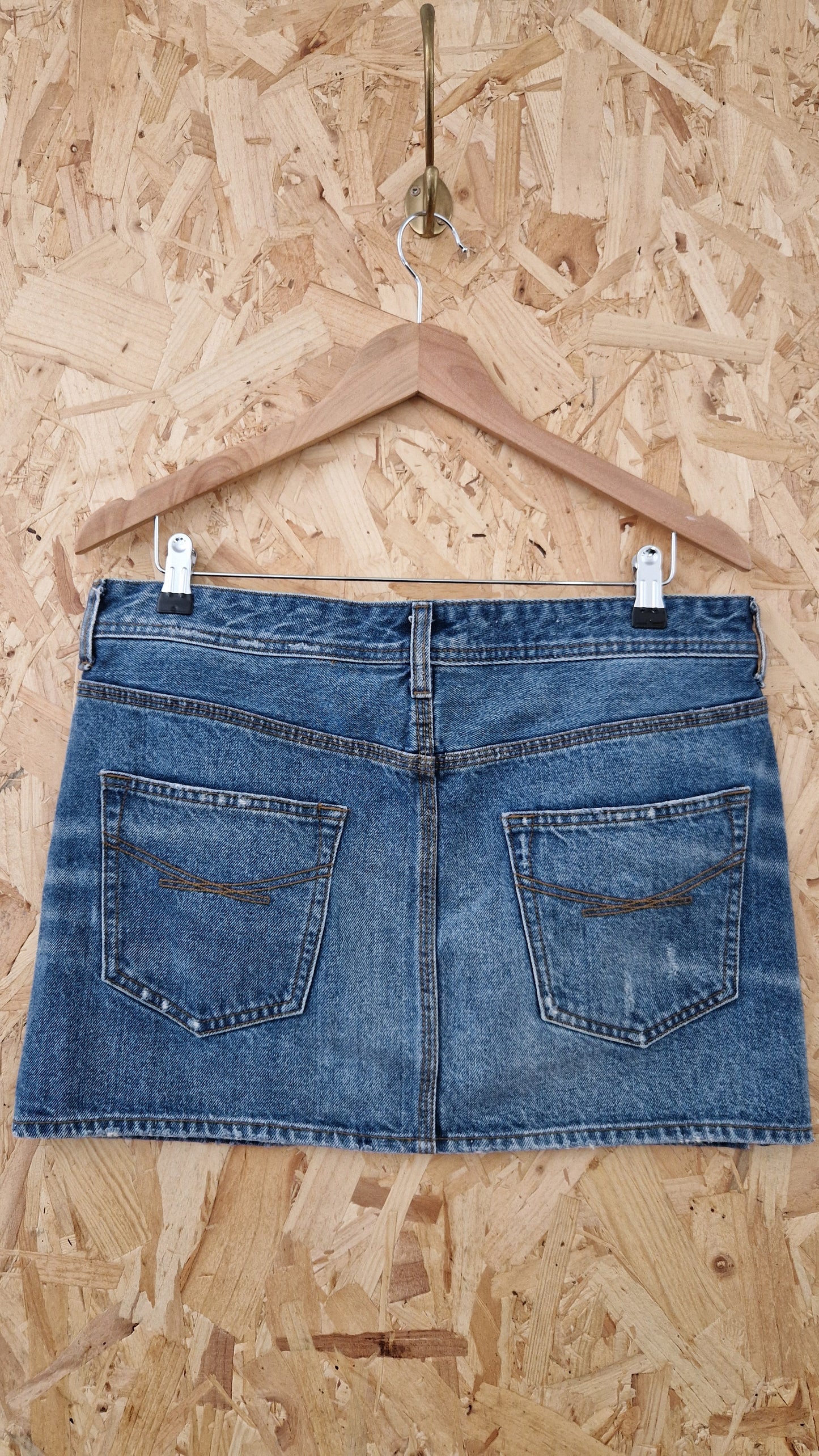Preloved GAP Denim Mini Skirt Size 12
