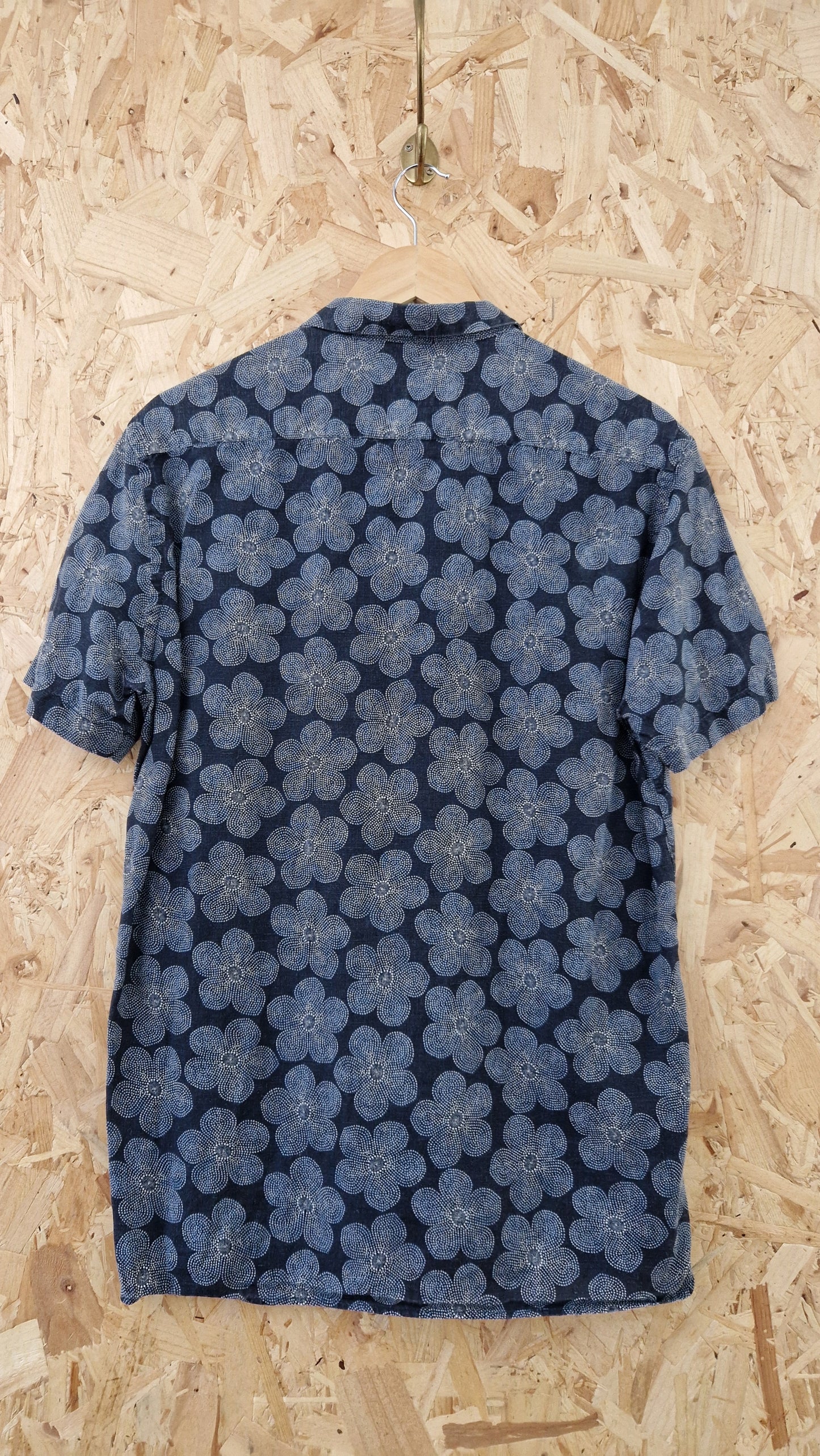 Preloved Zara Short Sleeve Floral Printed Shirt Size Large