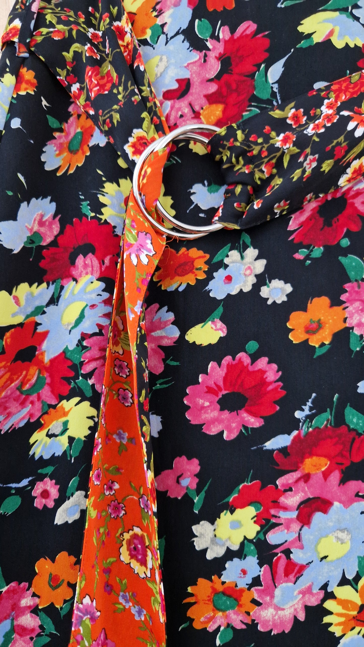 Preloved Warehouse Floral Frill Wrap Skirt Size 12