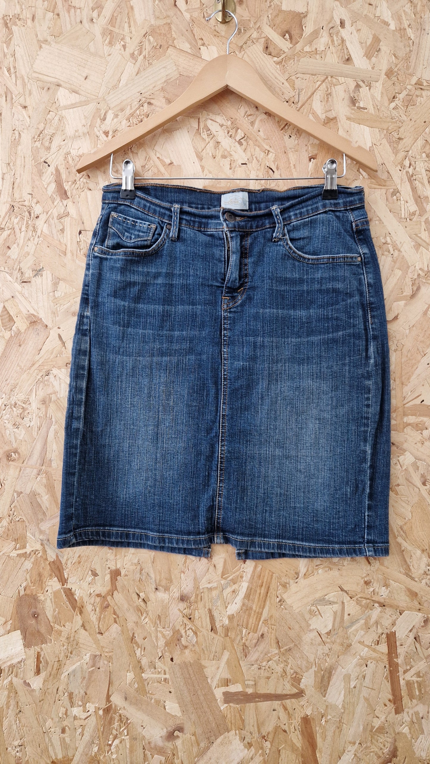 Preloved Levi's Denim Pencil Skirt Size 10