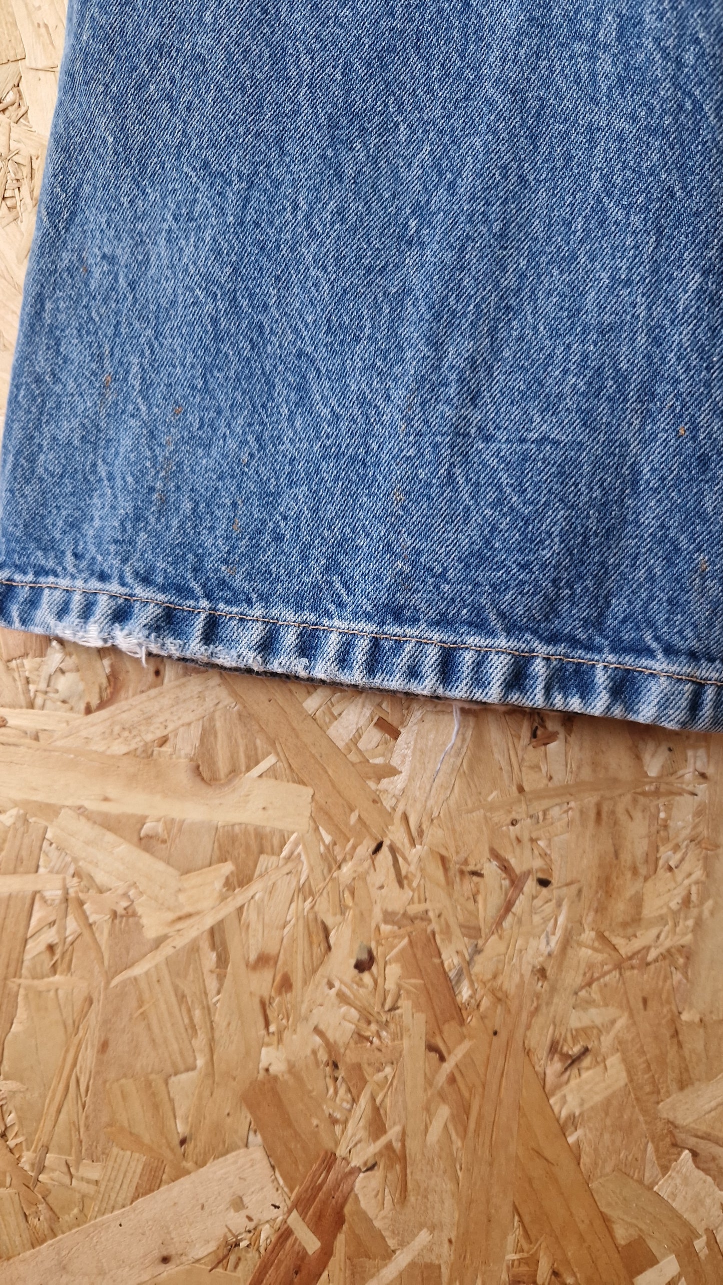 Preloved Topshop Bleached Flared Jeans Waist Size 28 Leg Length 32