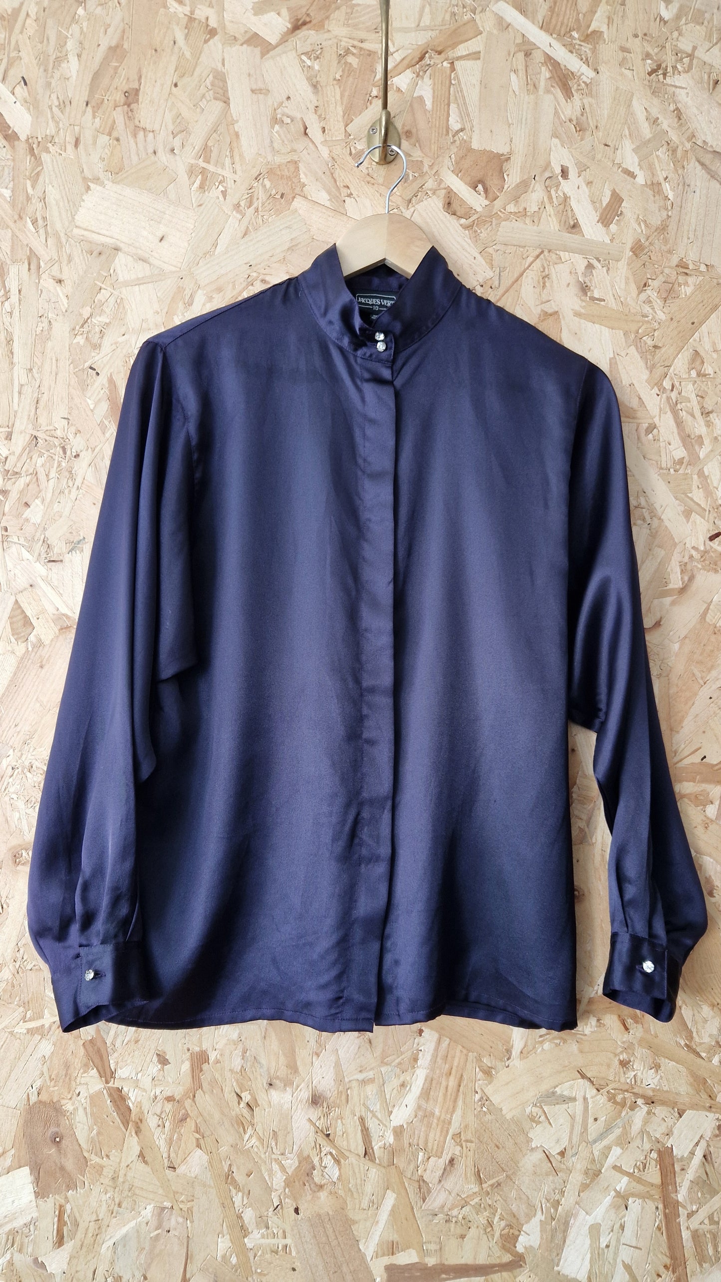 Preloved Jacques Vert Long Sleeve Silk Blouse Size 10