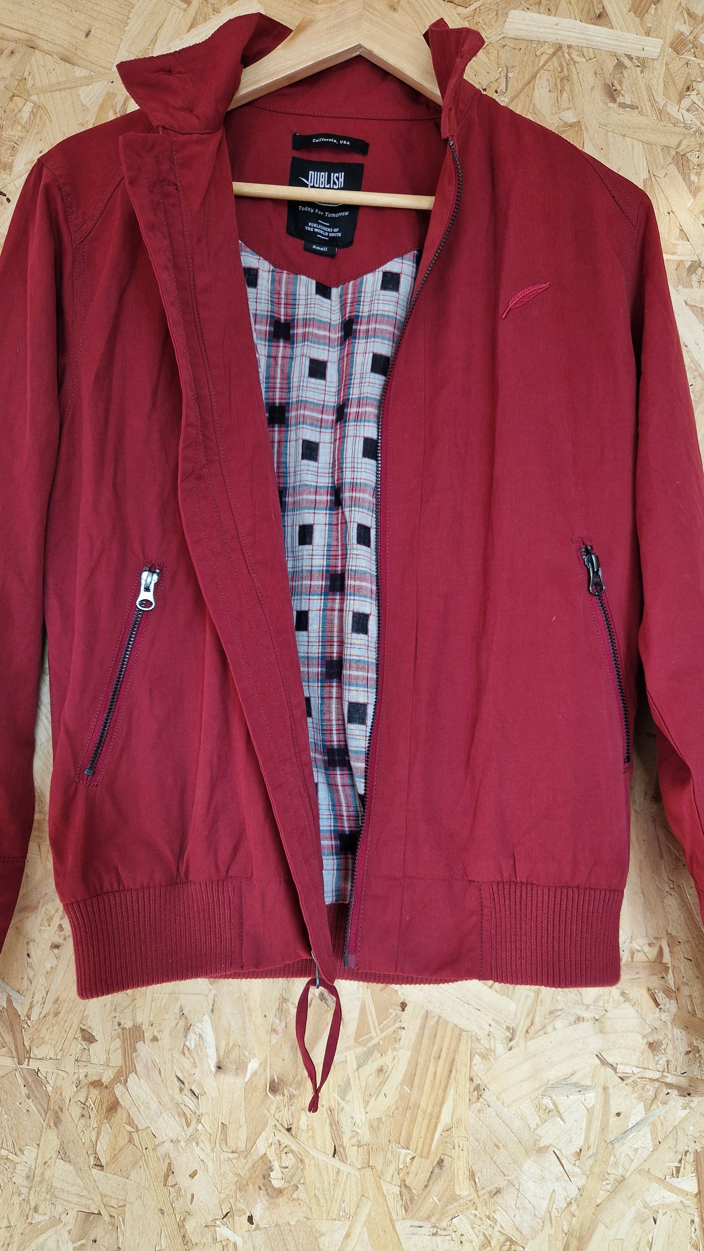 Preloved Publish Harrington Jacket Size Small