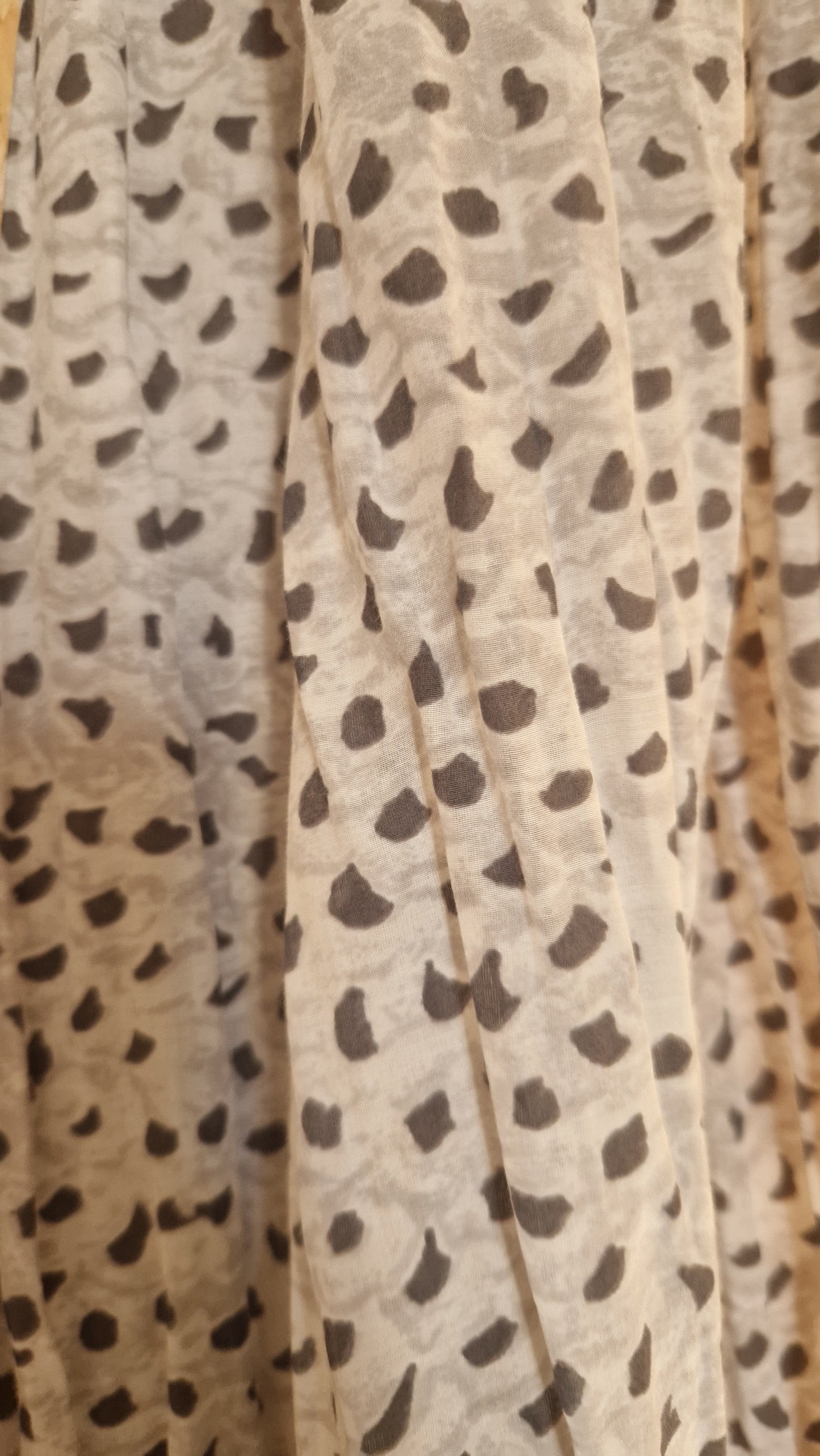 Preloved COS Animal Print Scarf