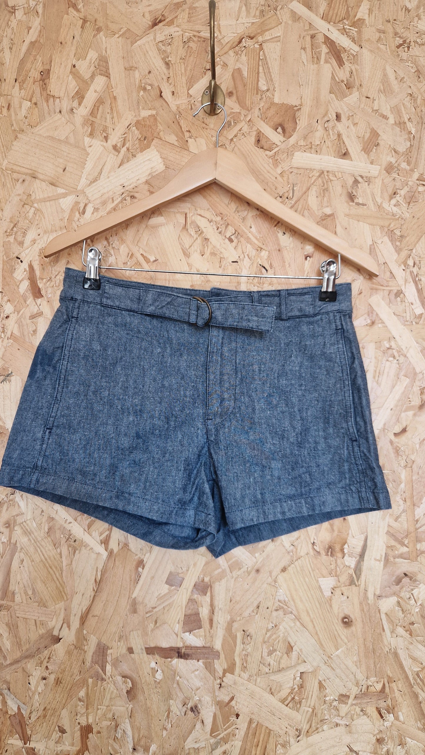 Preloved A.P.C. Chambray Shorts Size 38 UK Size 10