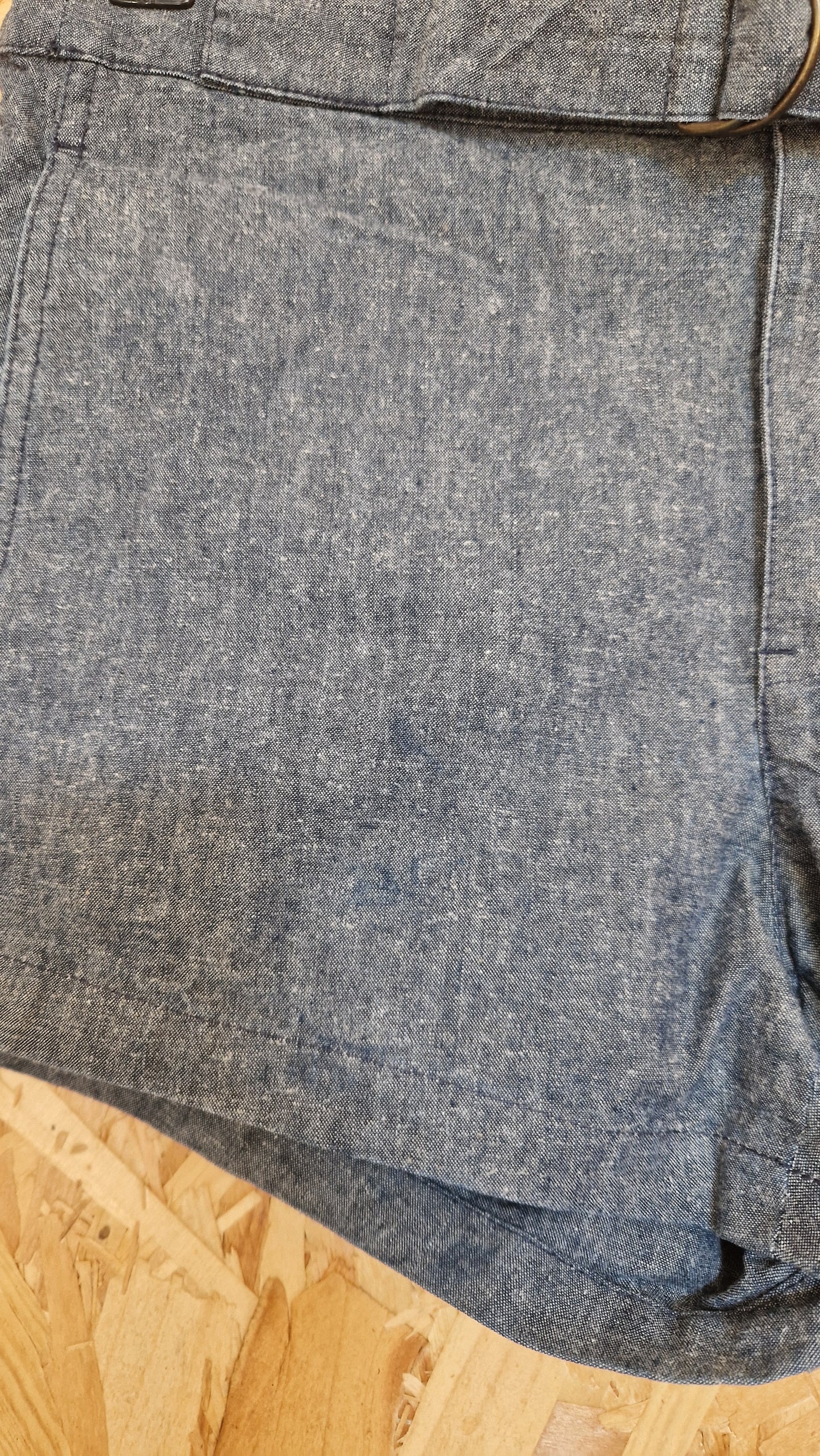 Preloved A.P.C. Chambray Shorts Size 38 UK Size 10