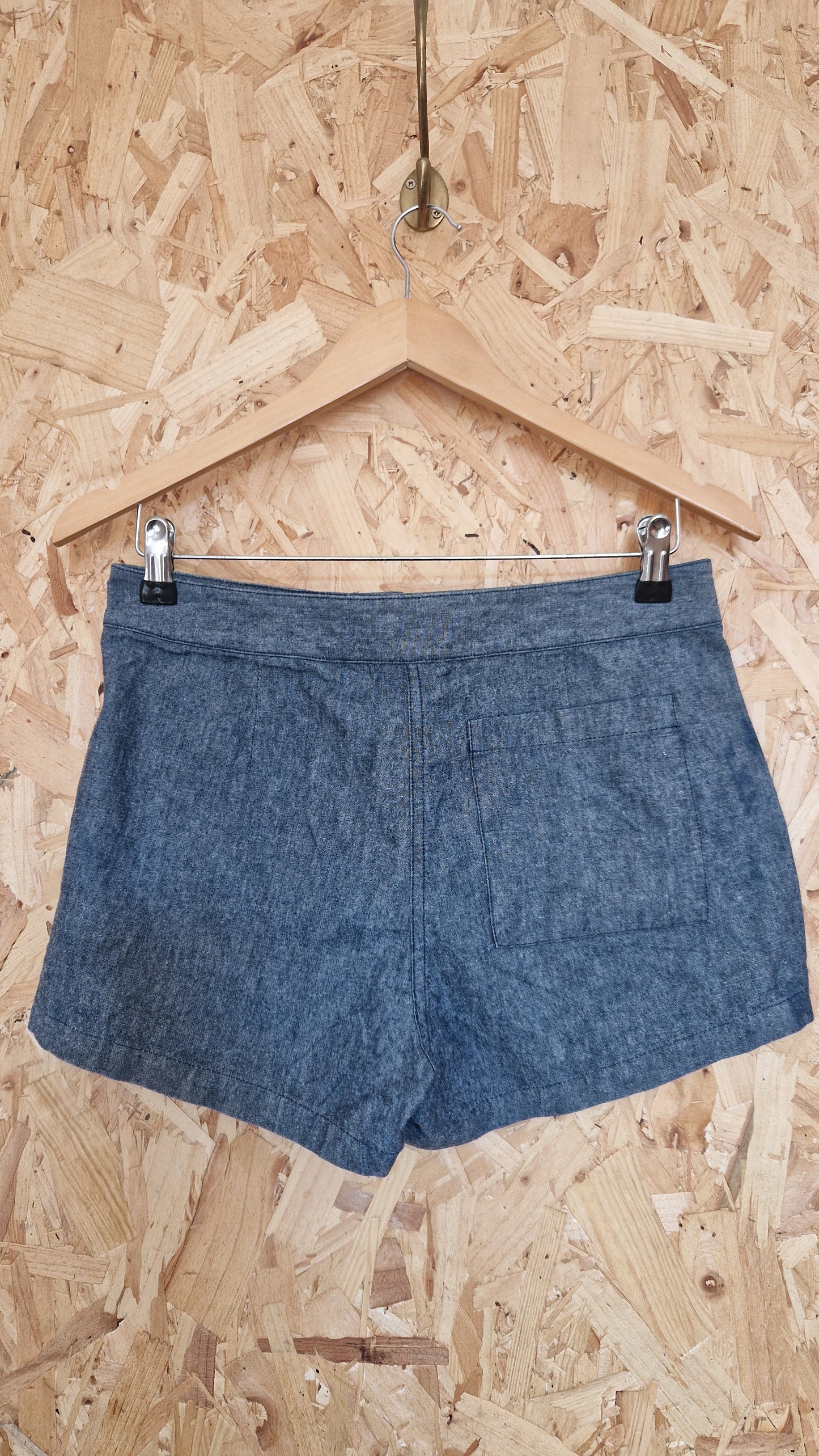 Preloved A.P.C. Chambray Shorts Size 38 UK Size 10