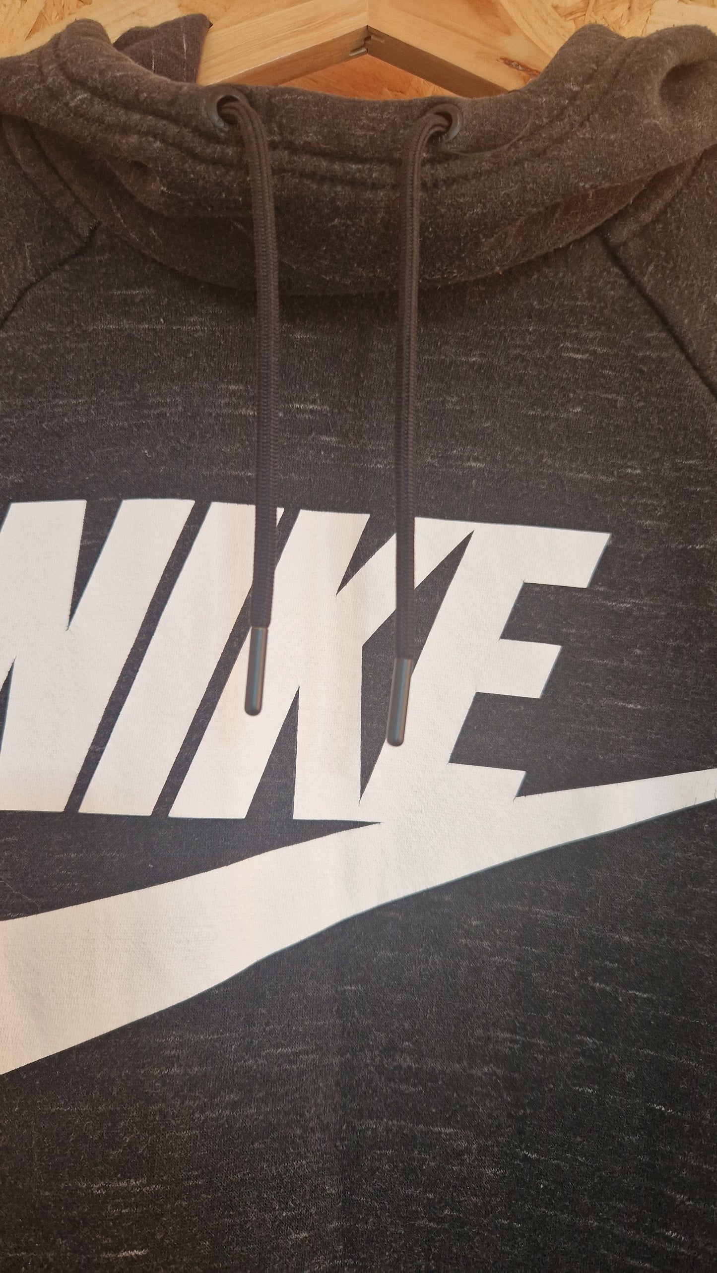 Preloved Nike Overhead Space Dyed Logo Hoody Size Small