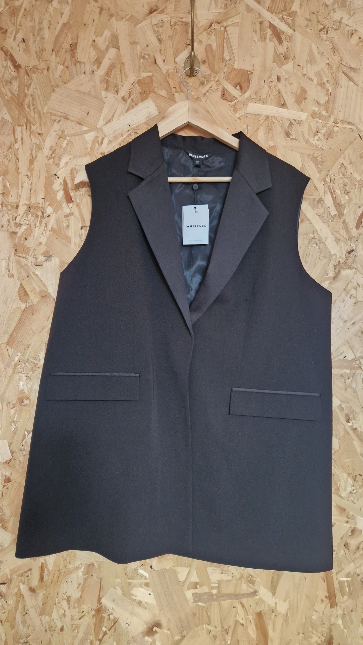 Brand New Whistles Tux Tailored Waistcoat Size 16