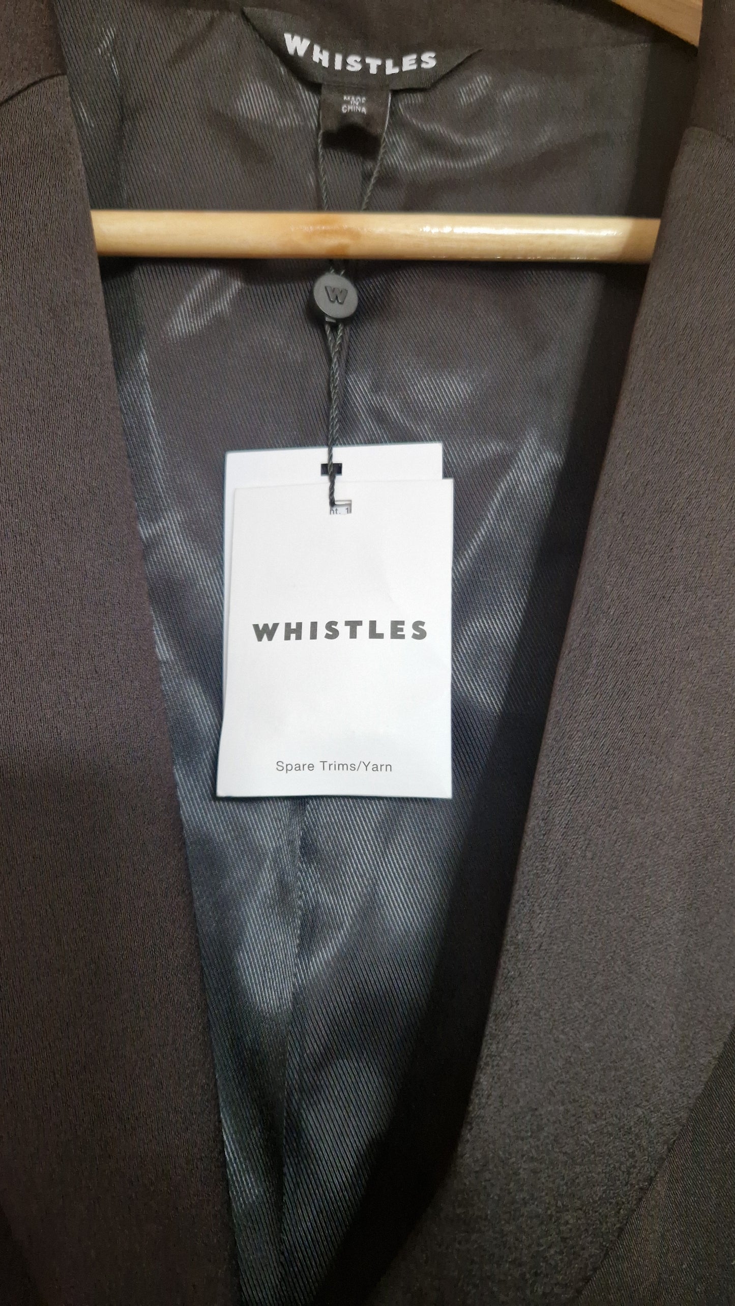 Brand New Whistles Tux Tailored Waistcoat Size 16
