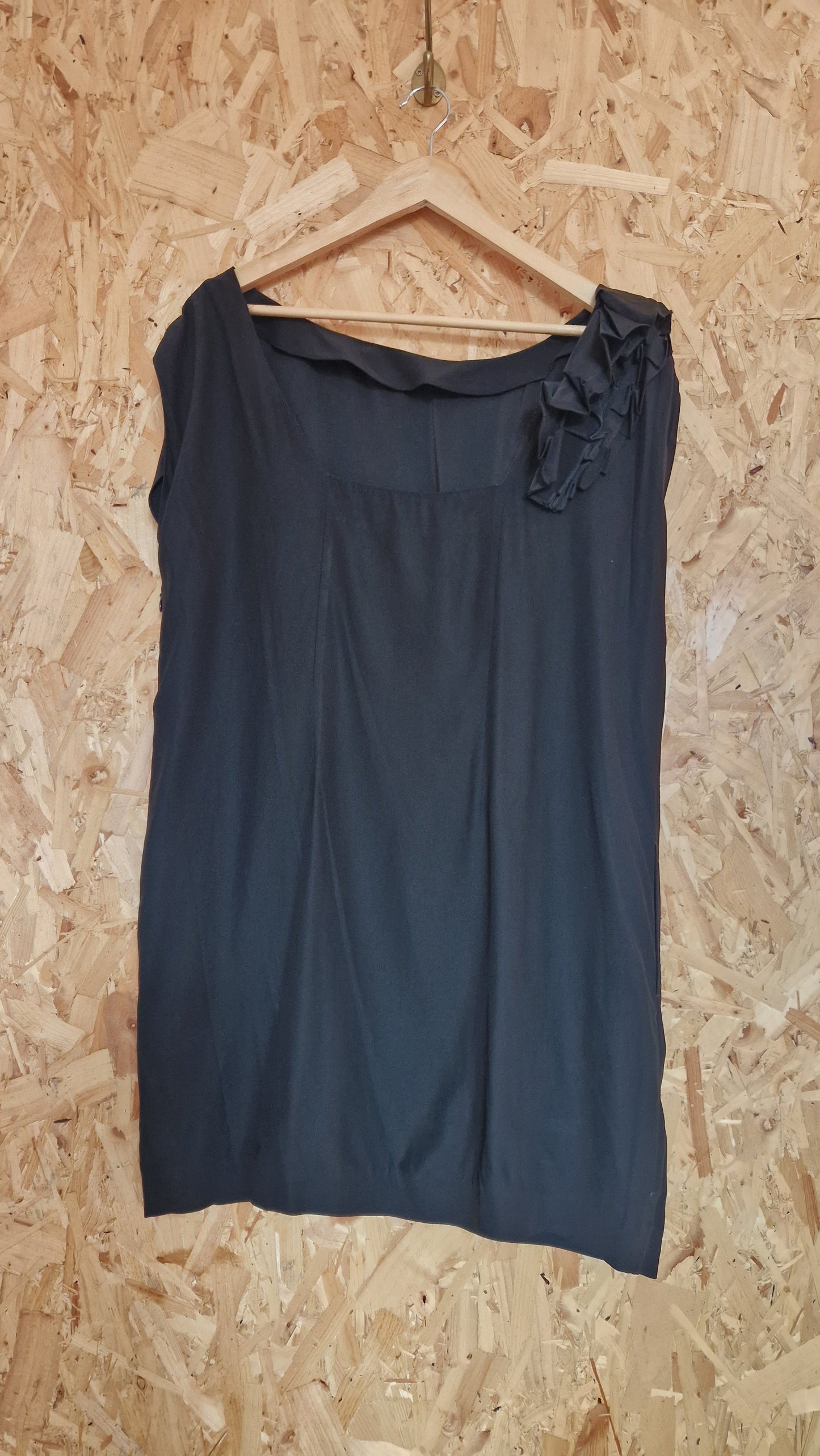 Preloved Whistles Sleeveless Dress with Shoulder Detail Size 14