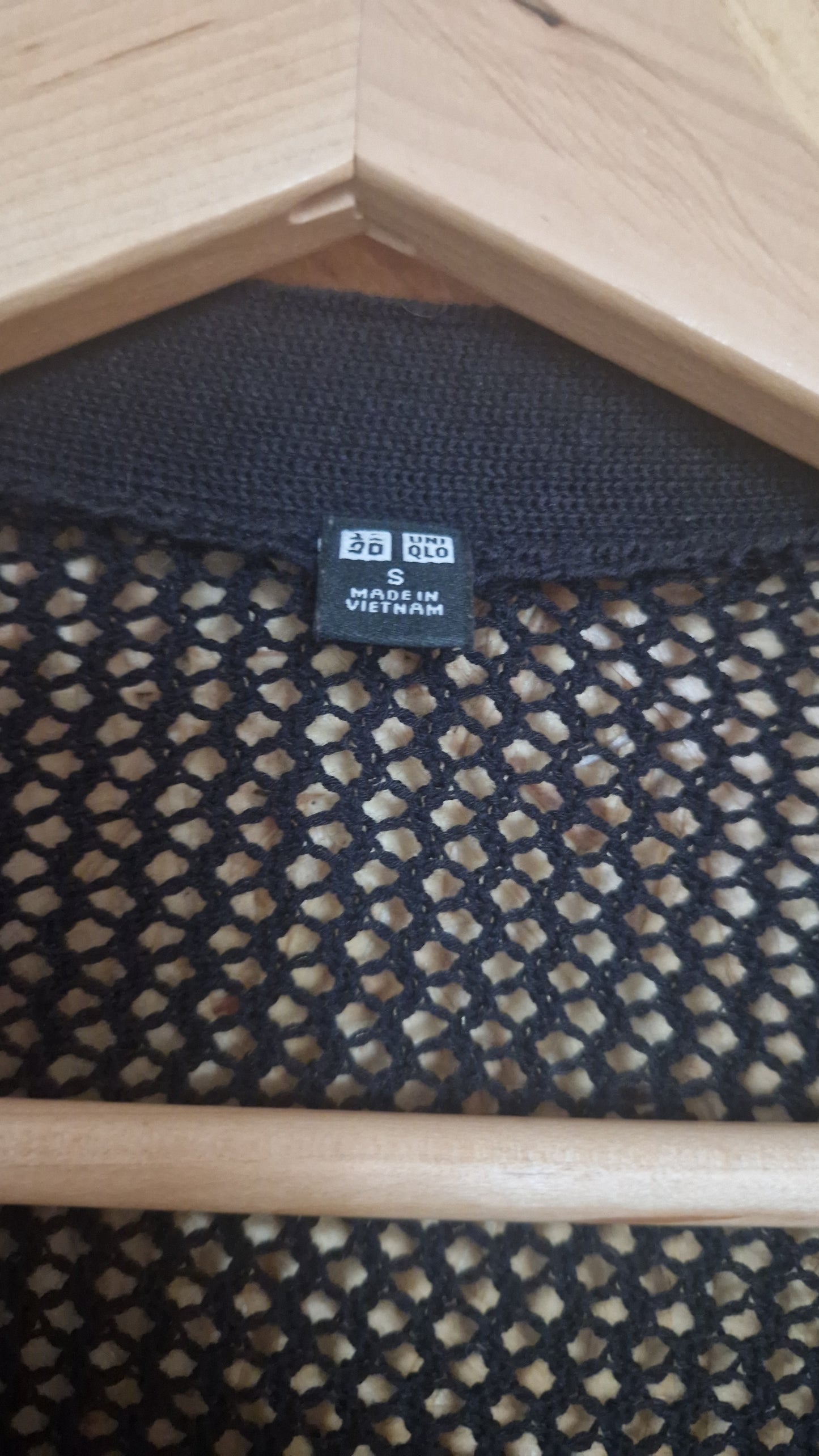 Preloved Uniqlo Long Sleeve Open Knit Cardigan Size Small
